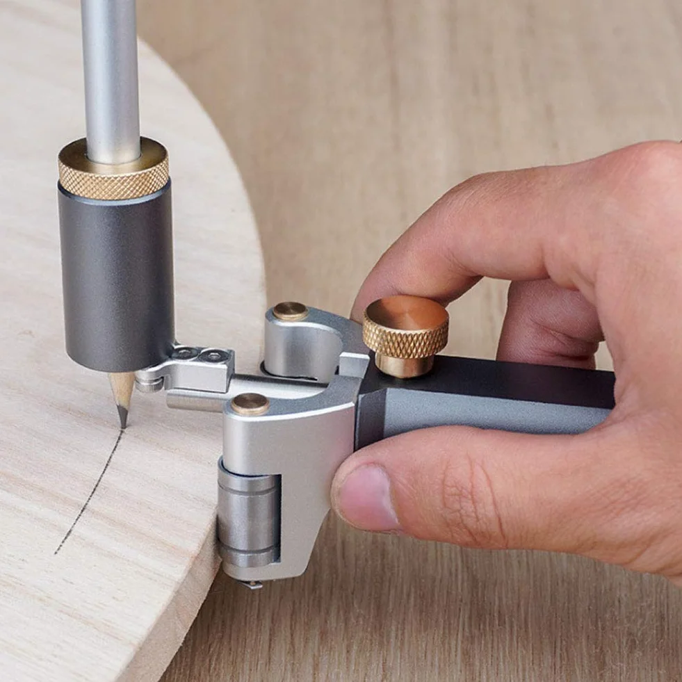 Strumento Per Tracciare Il Legno Strumento Per Tracciare Ad Arco Lineare Righello Per Tracciatore a Doppio Scopo Strumenti Per Tracciare Multifunzionali Fai-da-te Per La Lavorazione del Legno Per La L