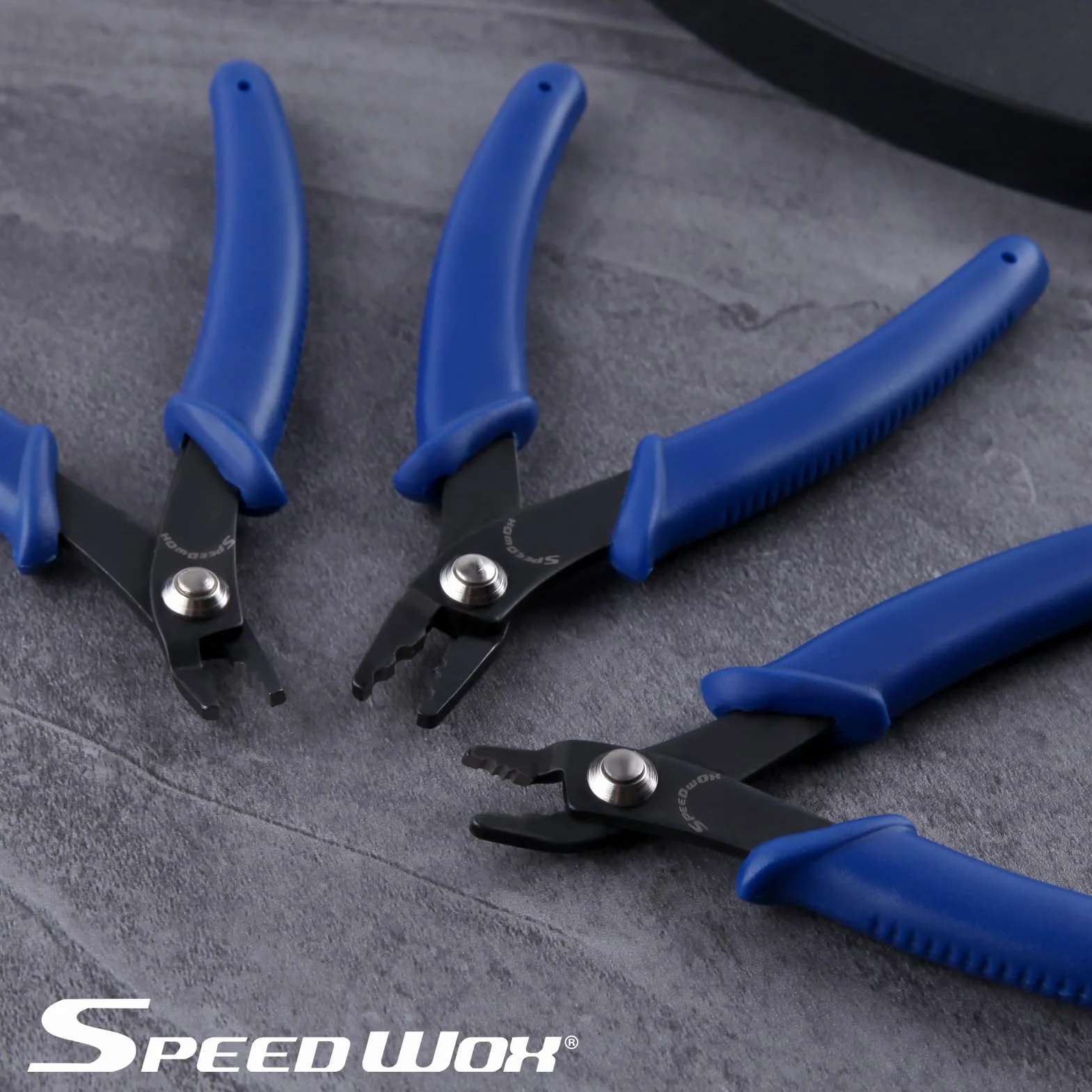 SPEEDWOX Pinza crimpatrice per perline Strumento per la creazione di gioielli da 5 pollici Mini pinze di precisione standard con testa dritta a molla multiuso gioielli fai da te perline Hobby