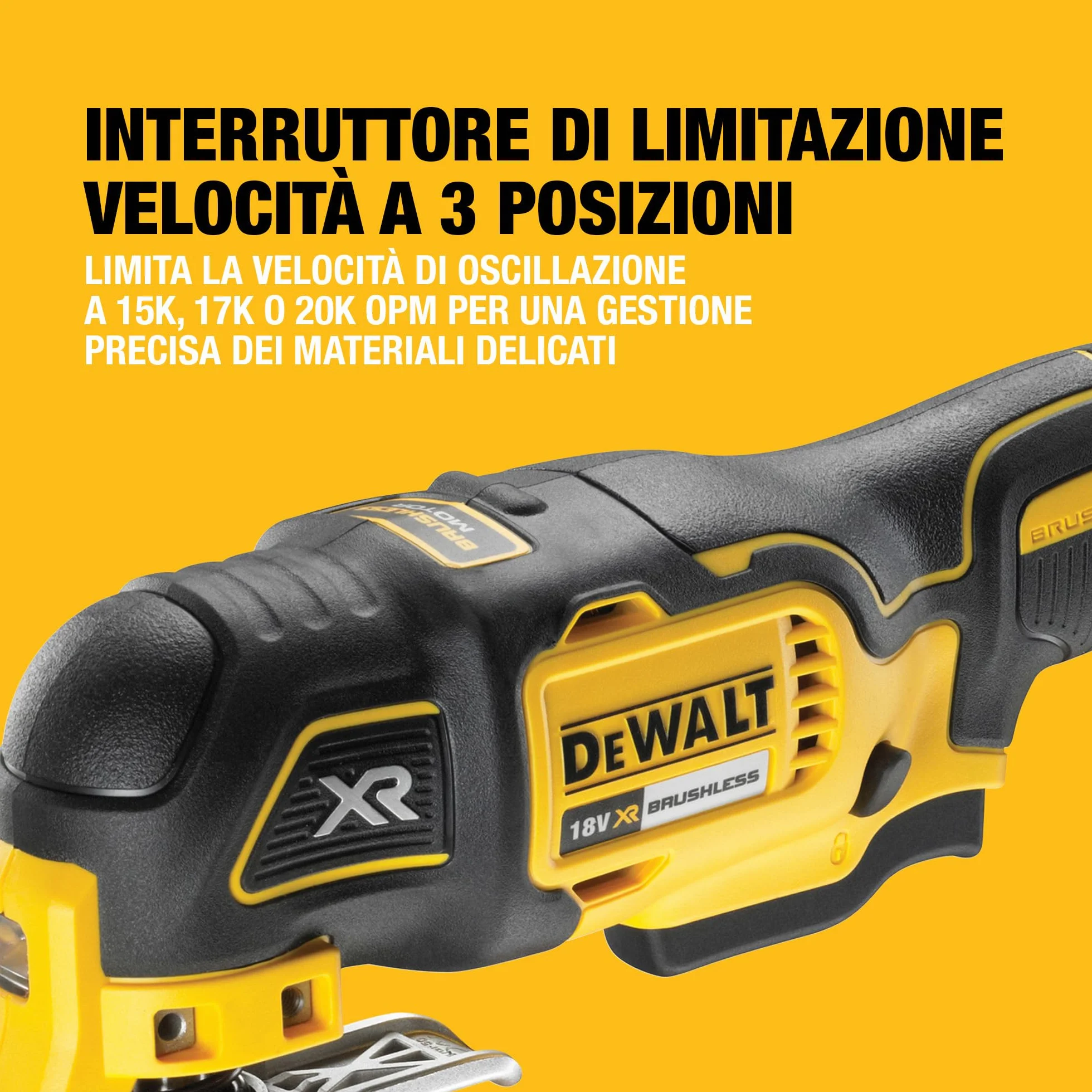 DEWALT DCS356NT-XJ Utensile multifunzione 18V Brushless