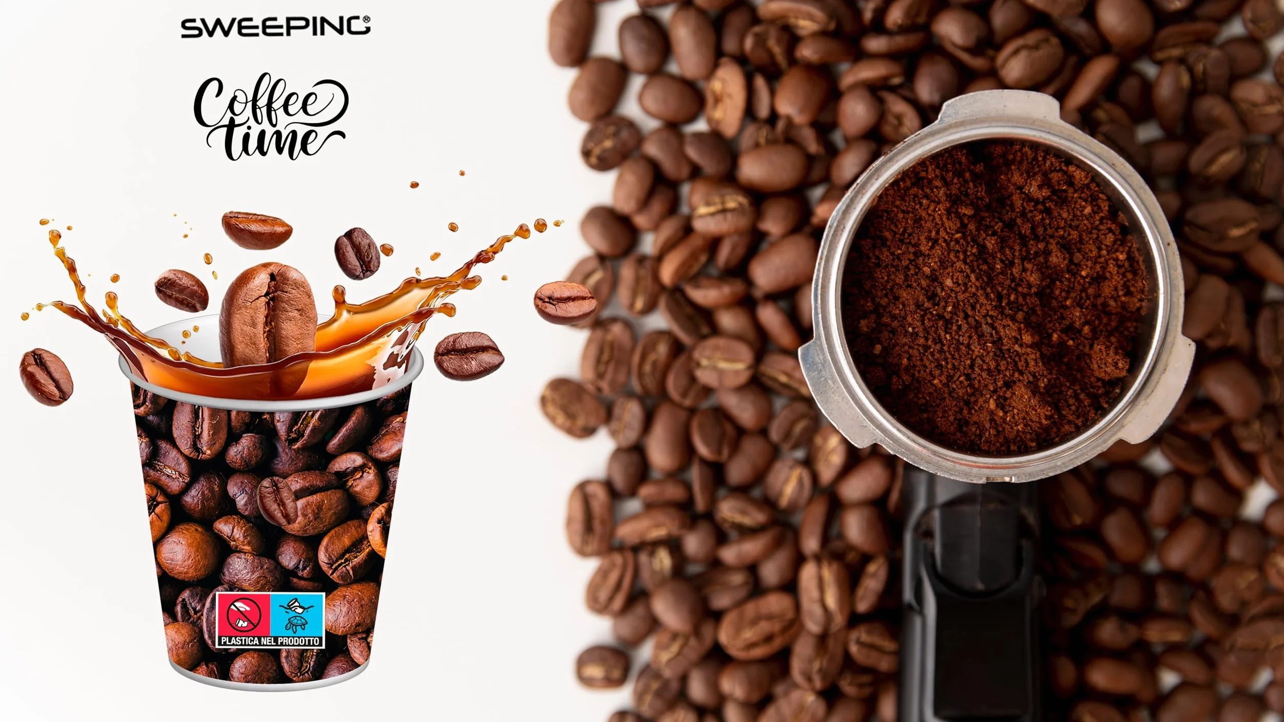 Bicchierini Caffè monouso 1000 pezzi 65ml tazzine carta