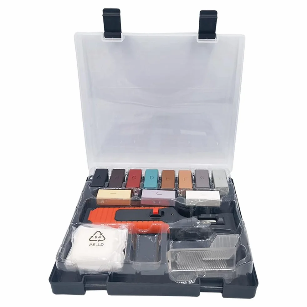 Set di strumenti per riparazione di piastrelle in ceramica Kit di riparazione per graffi Kit di riparazione per crepe Kit di riparazione per pavimenti Fai-da-te Kit di riparazione per fissare graffi e