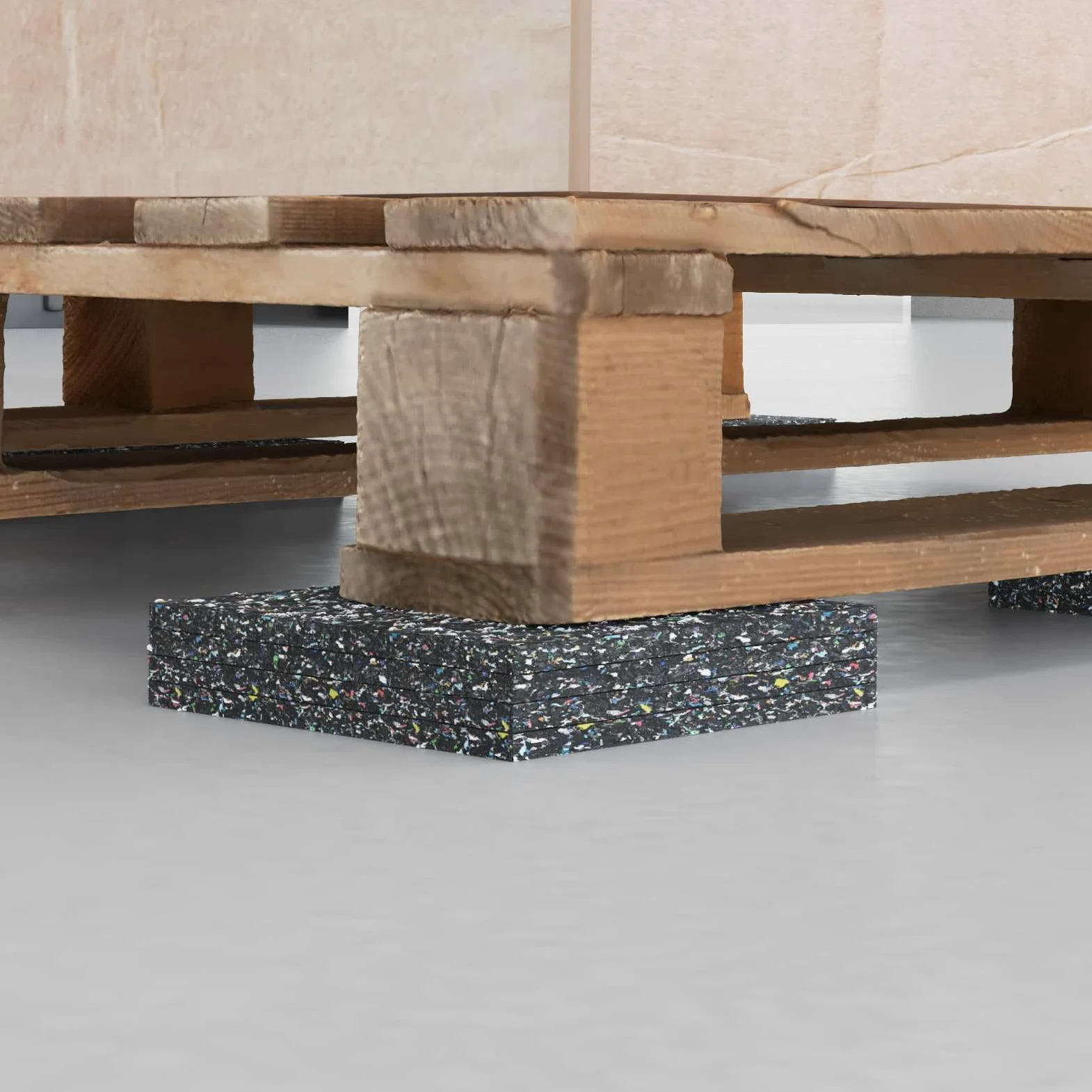 Rotolo di granulato di gomma, nero, 2000 x 12 x 0,3 cm, materiale elastico resistente, antiscivolo, per ufficio, casa, fai da te, per organizzare e fissare documenti