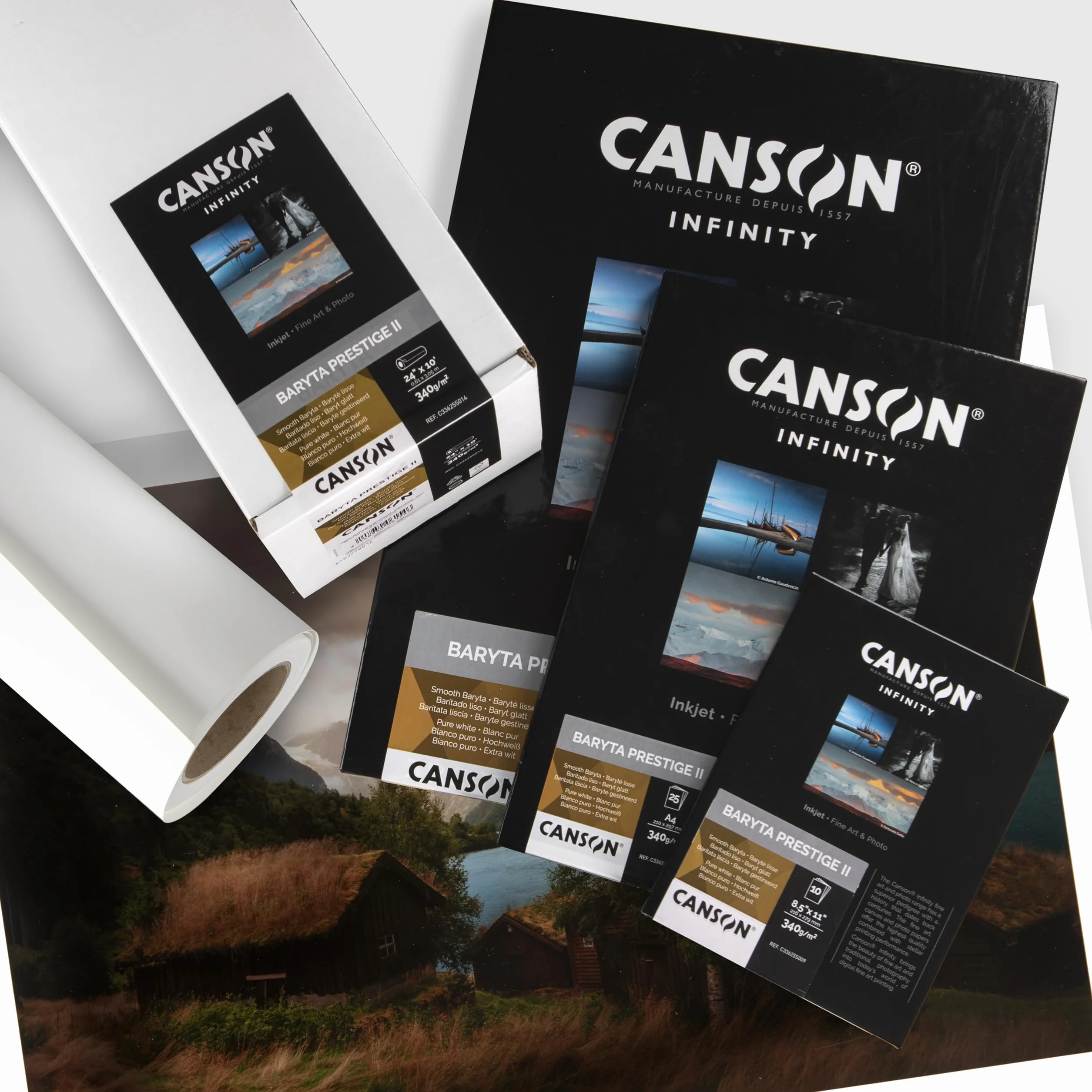 Canson Infinity Baryta Prestige II scatola A3 25 fogli 340 g