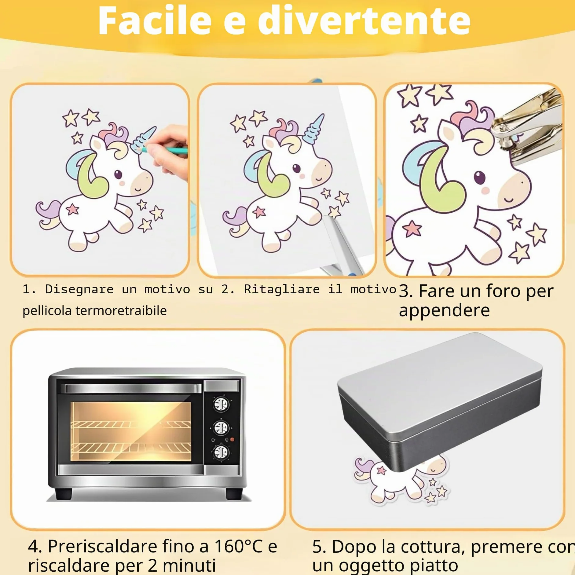 198 Pezzi Plastica Termoretraibile Kit, Shrink Plastic Kit con Perforatore, Matite, Portachiavi, Spille, Ganci Orecchini, Foglio Termoretraibile Fogli Plastica Retrattile, Shrinky Dink Paper per DIY