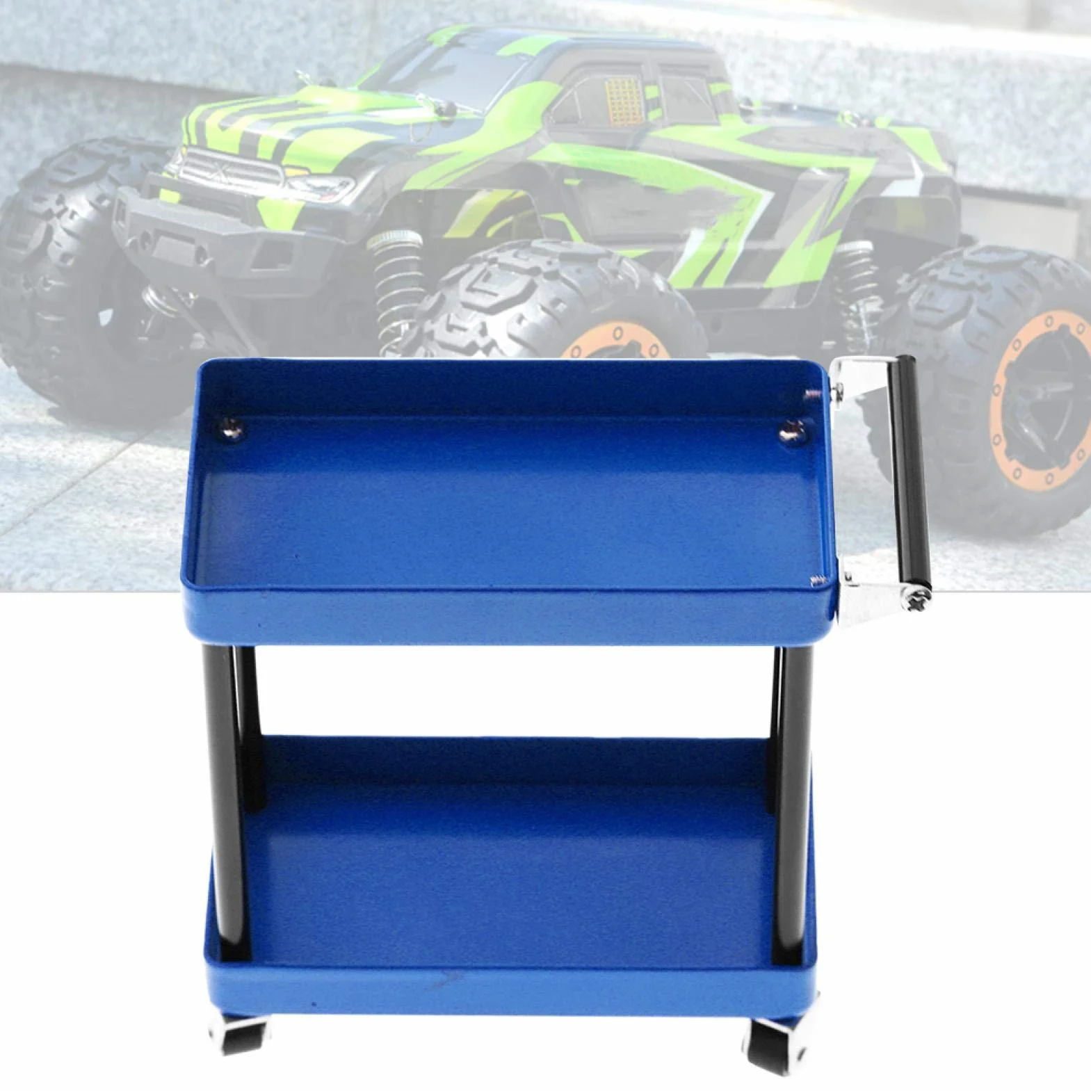 Carrello portautensili blu, Ripiano per carrello portautensili Compatibile RC Accessori per Officina Garage