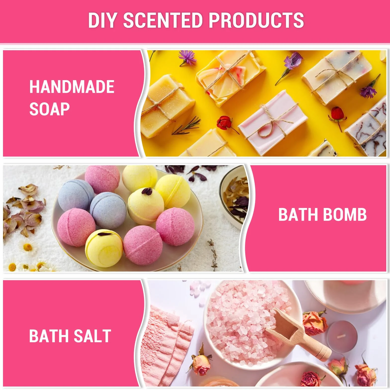 Olio profumato per sapone, olio profumato per la produzione di sapone, set di oli profumati in qualità alimentare, per bombe da bagno fai da te, muco, arte, candele, cosmetici (serie 10 x 6