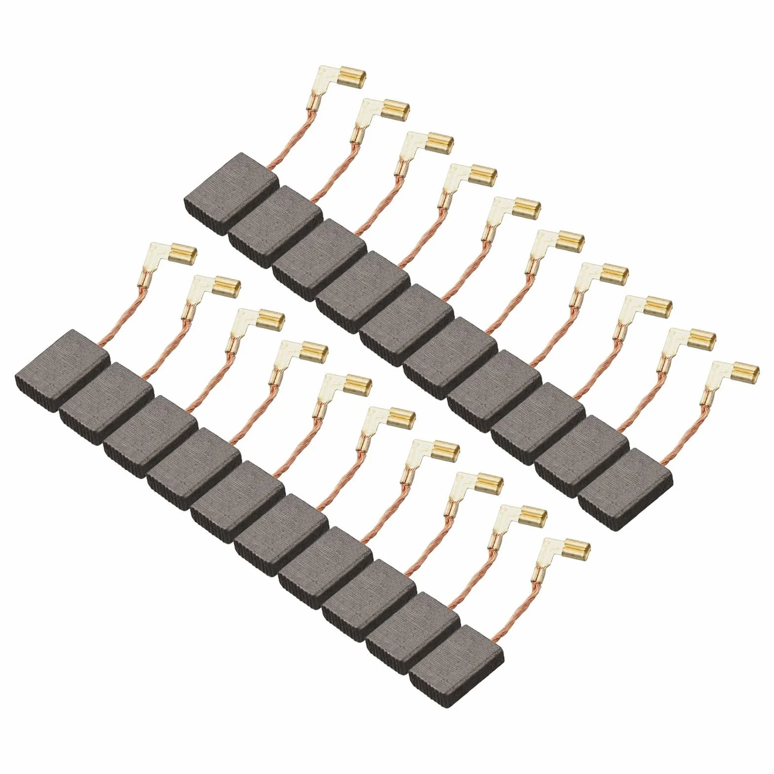Spazzole di carbone motore CB325 per smerigliatrice angolare Makita 9554NB e 9557NB – 5 x 11 x 16 mm, set di spazzole di ricambio, struttura in carbonio e metallo, a bassa scintilla,