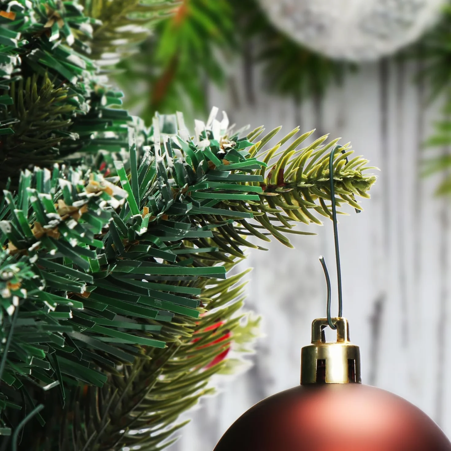 COM-FOUR® 150x Ganci per decorazioni albero di Natale - Ganci doppi per decorazioni albero di Natale - Perfetto per ciondoli decorativi