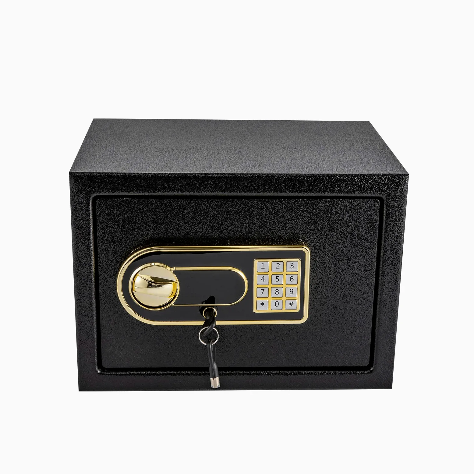 Cassaforte elettronica, cassaforte per mobili, cassaforte per documenti, cassaforte con password digitale, cassaforte di sicurezza in acciaio con sistema di allarme, chiavi di emergenza, 13 x