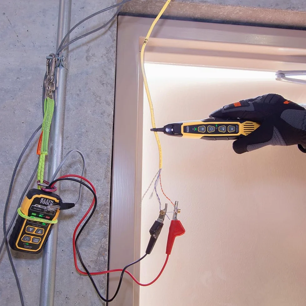 Klein Tools VDV500-123 | Sonda Di Tracciamento Probe PRO | Traccia Fili Non Attivi | Illuminazione Integrata | Jack Cuffie 3,5 Mm