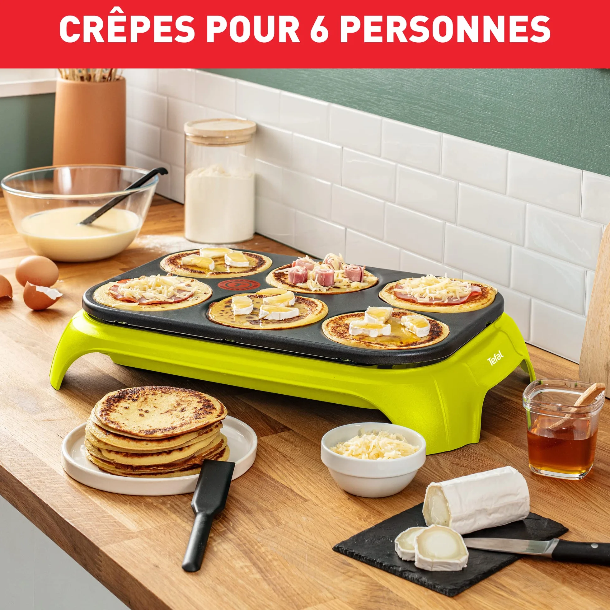 TEFAL PY559312 Crepiere electrique CrepParty Colormania