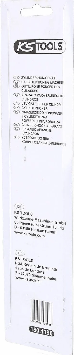 KS Tools 150.1190 Levigatrice per cilindri, Ø 32 - 89 mm