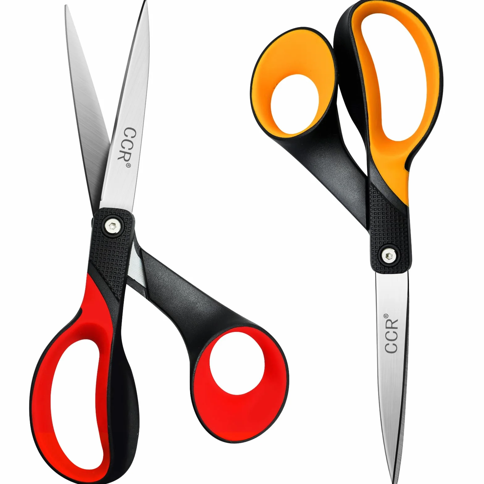 CCR Set di Forbici per Mancini Forbici Artigianali per Mancini da 21.5 cm,Impugnatura Confortevole per Mancini,Adatte per Scuole,Case e Uffici,2 Pezzi