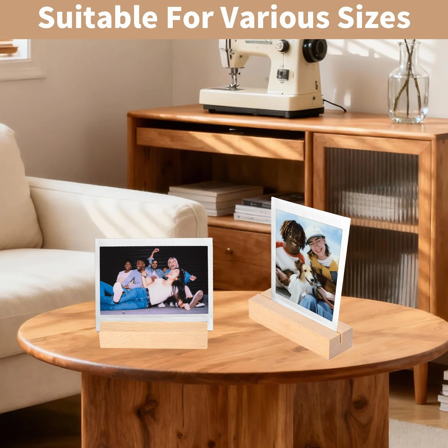 20 Pezzi Portacarte in Legno, Segnaposto da Tavolo, Supporto Foto Cartoline, Porta Biglietti Visita, Porta Menu in Legno per Matrimoni, Ristoranti, Banchetti e Feste