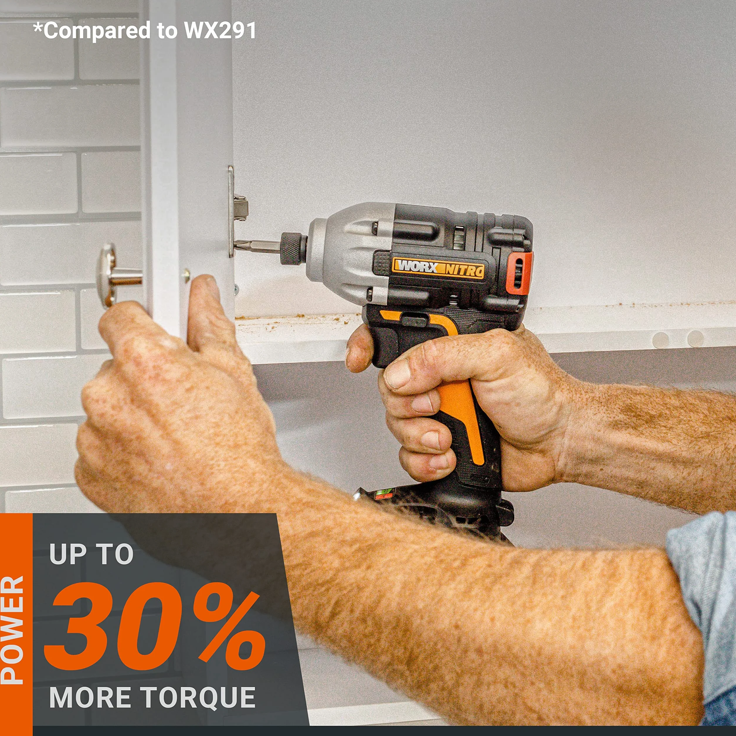 WORX WX261.9 18V (20V MAX) Brushless Impact Driver - Bare Unit