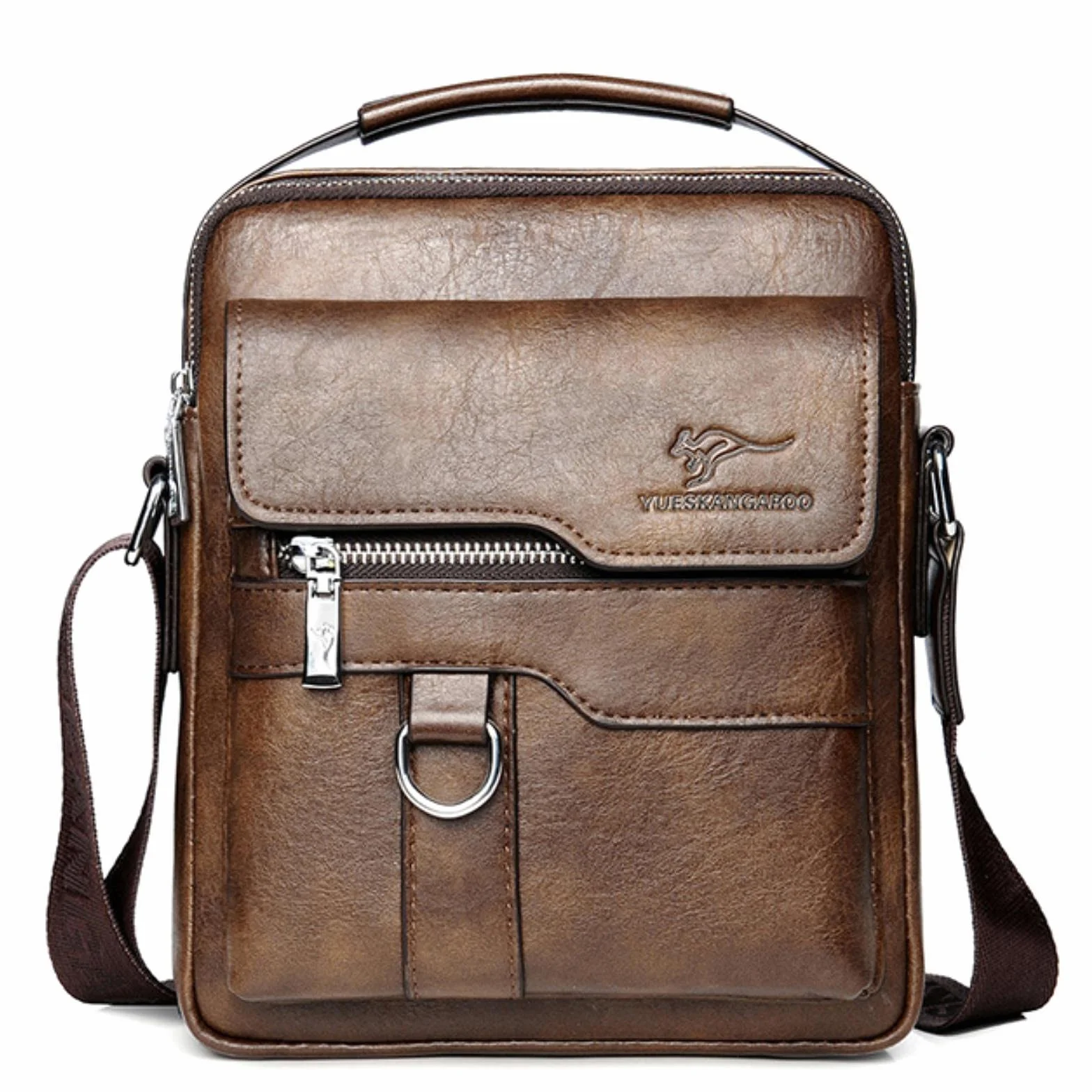 Tiny Borse da Uomo Vintage di Lusso Borsa a Tracolla in Pelle per Uomo Borsa a Tracolla Messenger da Uomo Borsa Casual Moda Maschile