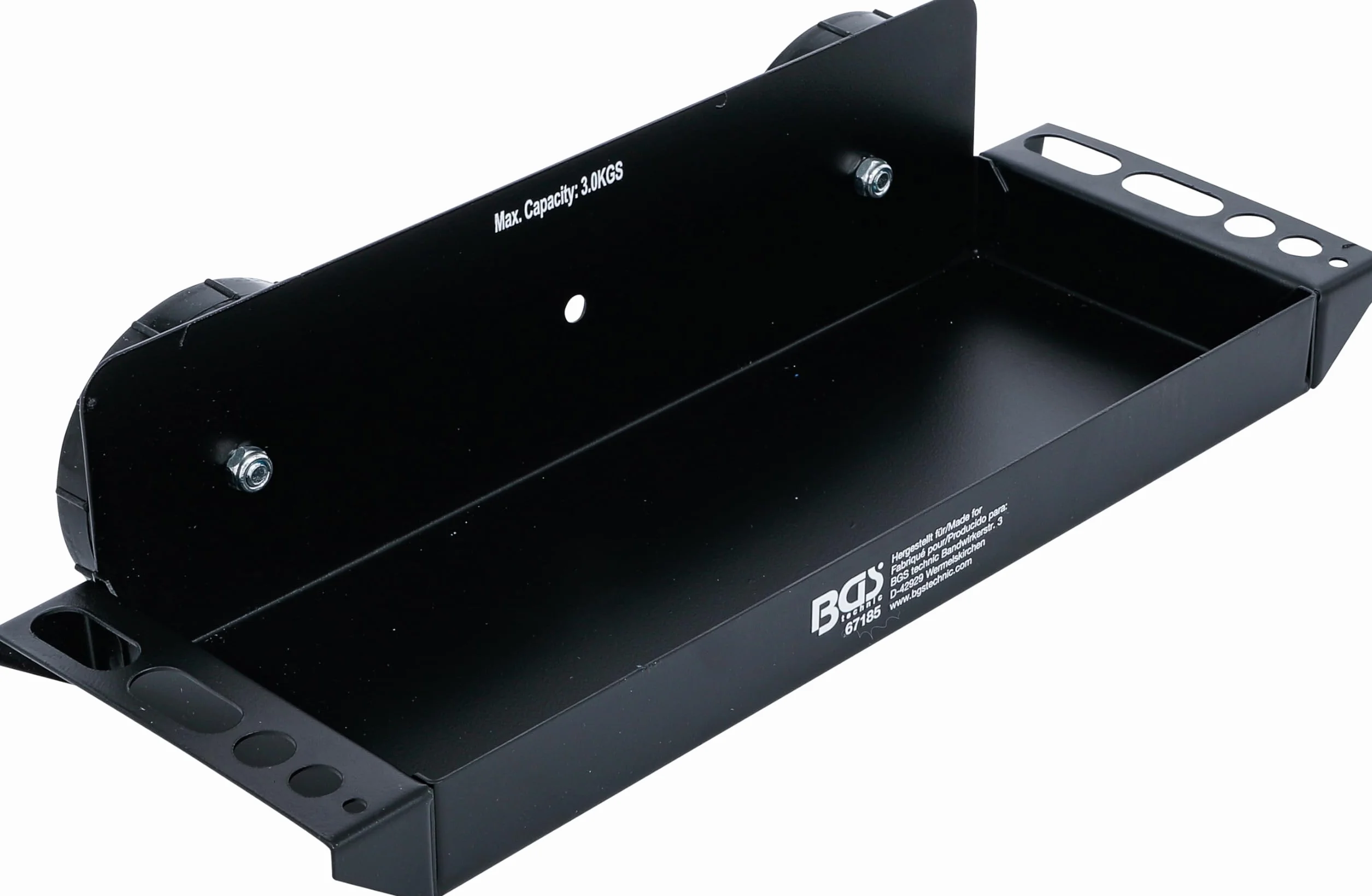 BGS 67185 | Vassoio portaoggetti magnetico | con porta cacciaviti laterale