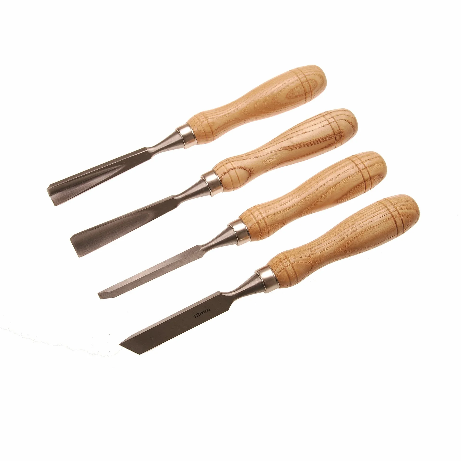 BGS 52712 | Set scalpelli con manico in legno | 12 pz.