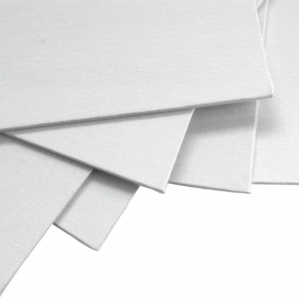 Cartone TELATO per Pittura 50x70 CM Spessore 3mm Pannello Bianco ARTISTI DIPINGERE Disegno