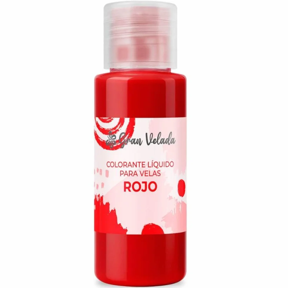 Colorante liquido per candele, rosso intenso, 30 ml, ideale per candele fai da te, colori stabili e facili da distribuire