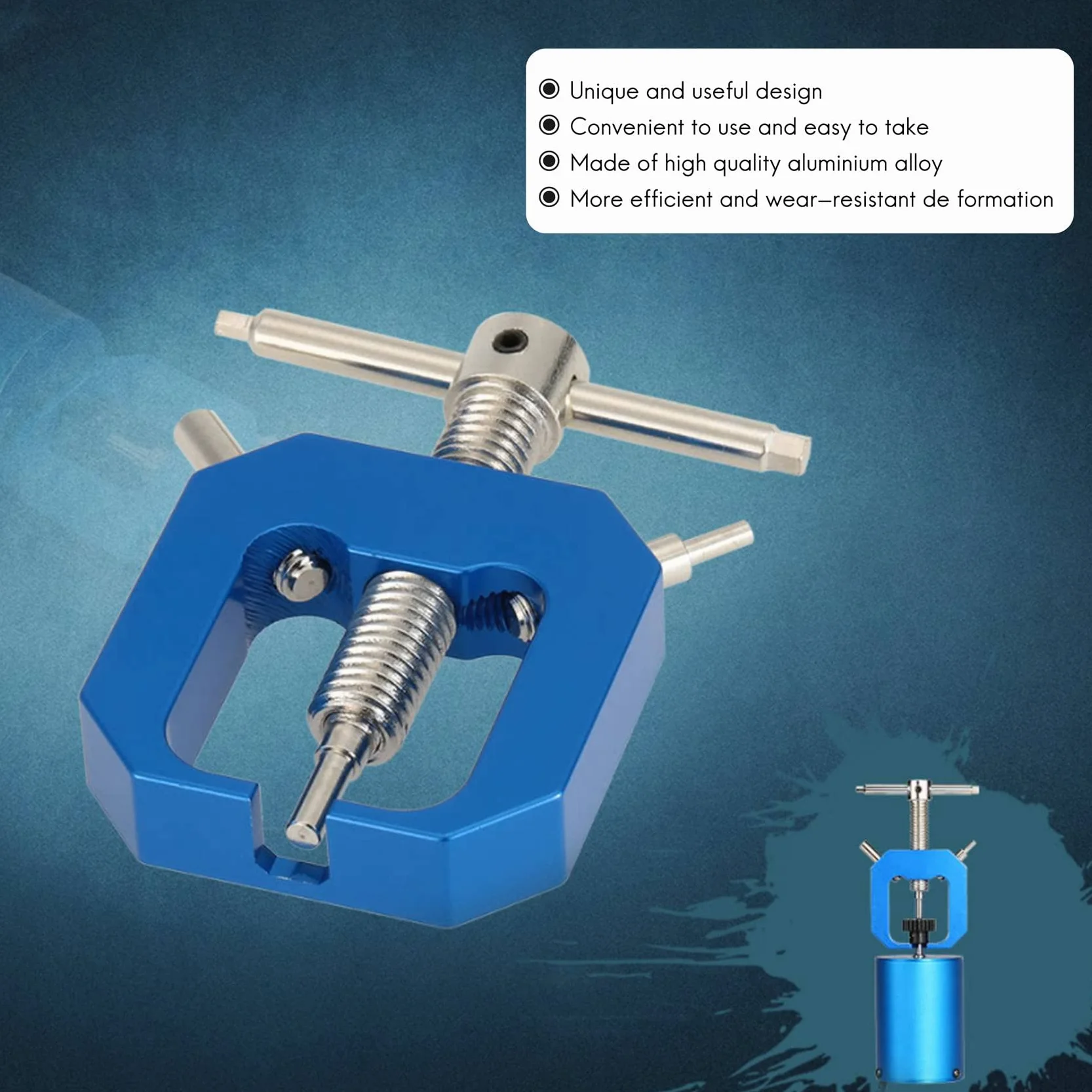Set di 2 attrezzi per la rimozione del pignone motore Rc estrattore ruota dentata strumento universale per il pignone