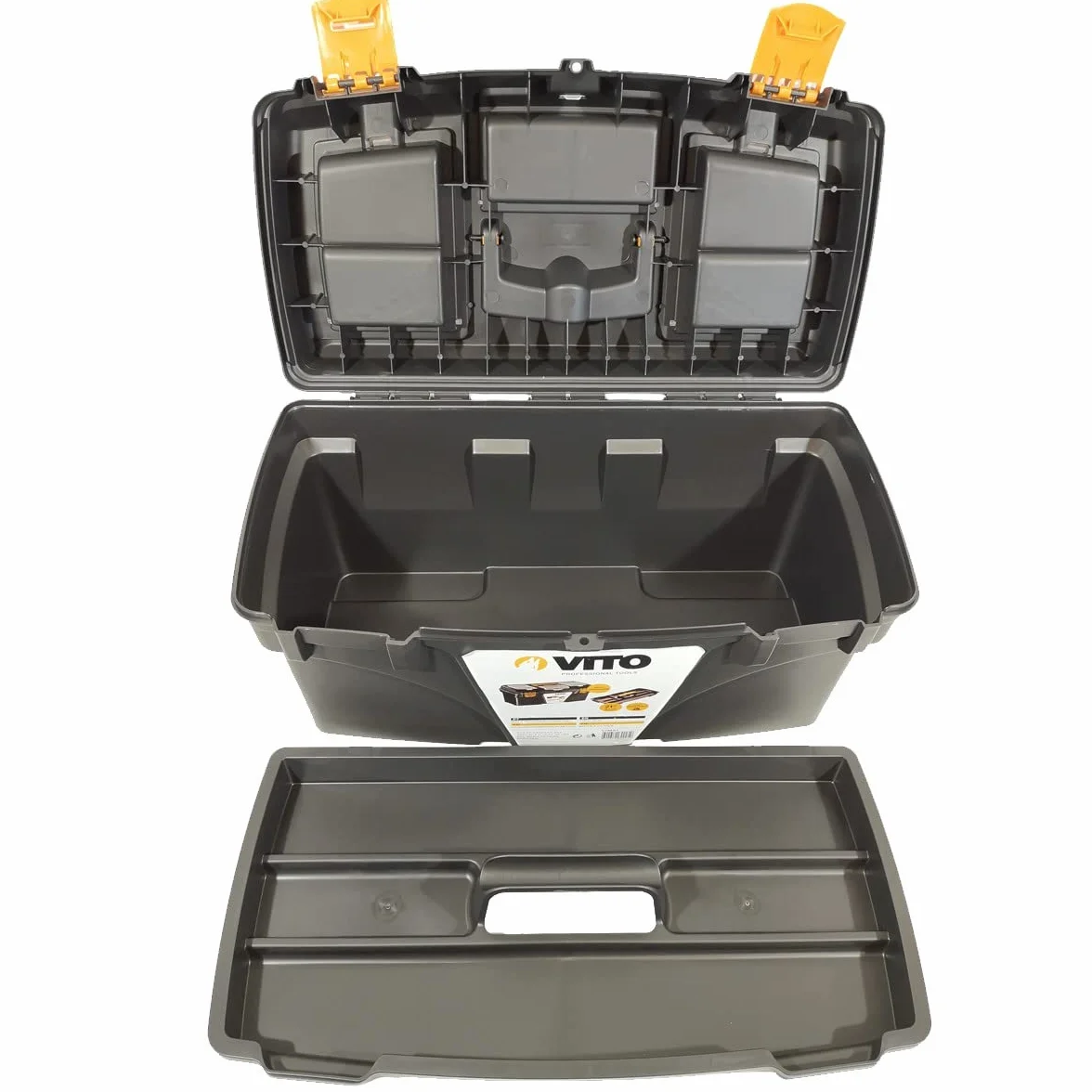 'Cassetta Degli Attrezzi 21 535 x 291 x 280 mm la scatola ha Strumenti multi-rangement alta resistenza