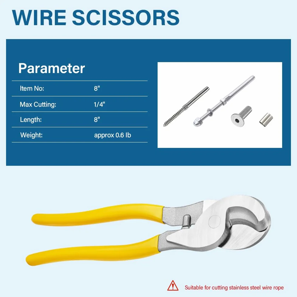 TEENO Pinza crimpatrice idraulica 10T e tagliacavi, da 12 a 2/0 AWG, pinza crimpatrice manuale per terminali elettrici e fili, kit con 9 matrici