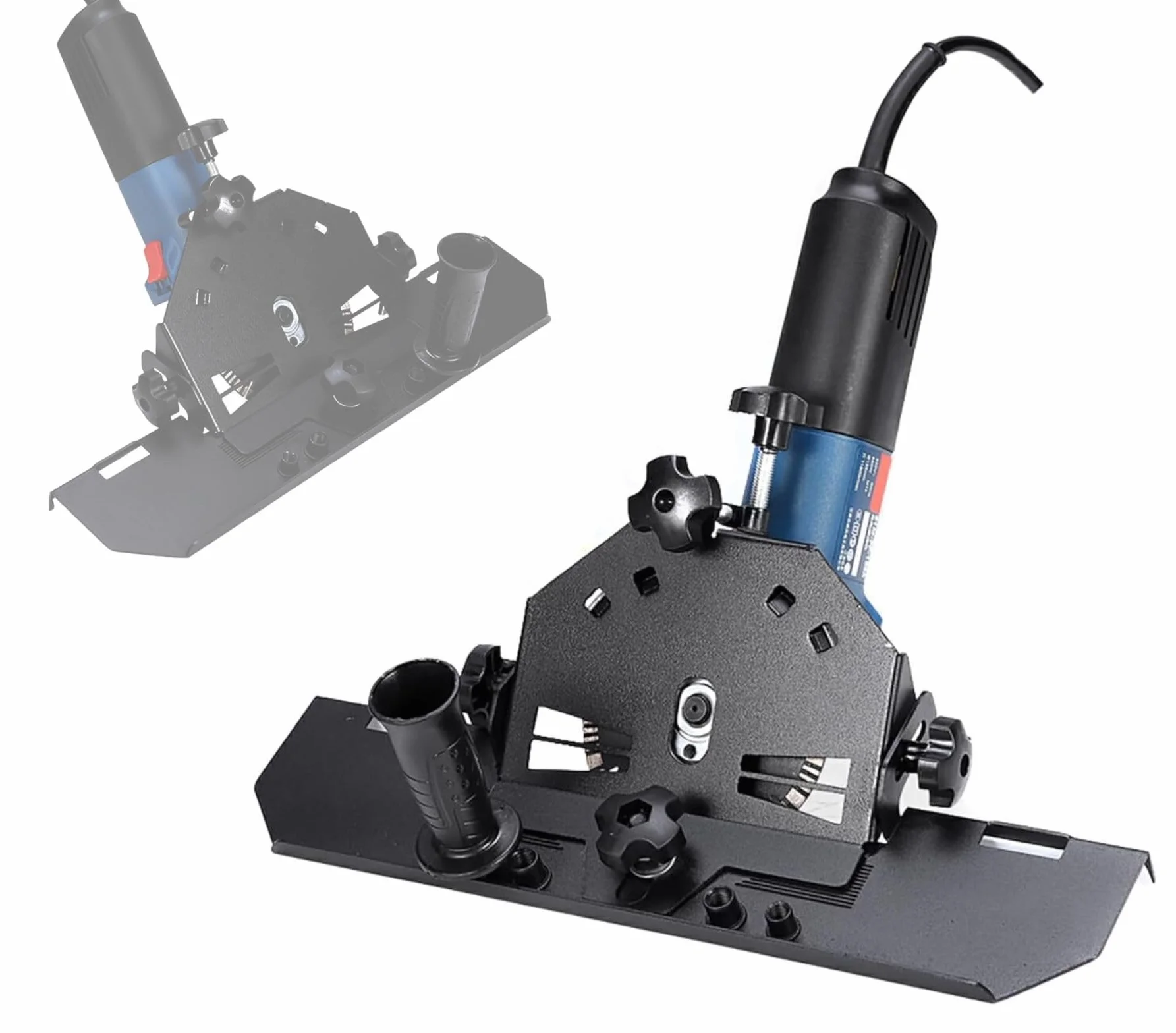 Adattatore Supporto da Smerigliatrice 115/125mm a Smussatrice per Piastrelle Ceramica Marmo 45° Gradi Tagliapiastrelle Manuale utensile da Taglio per piastrelle a 45°