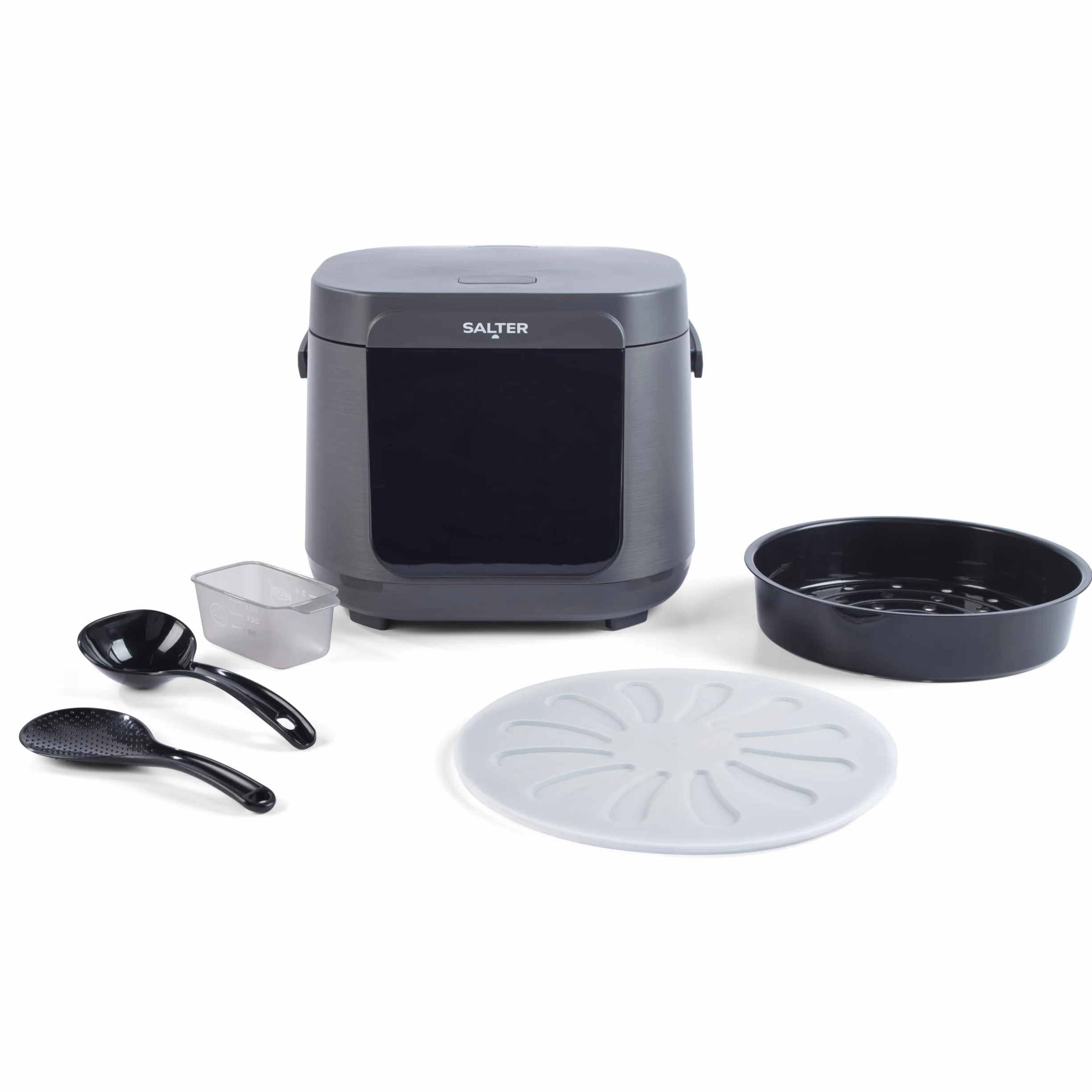 Salter Multicooker 5 Litri - 20 Programmi Preimpostati e Mantieni Caldo per 12 Ore, Rivestimento Antiaderente Senza PFAS, Coperchio Interno Rimovibile e Valvola di Vapore, 860W