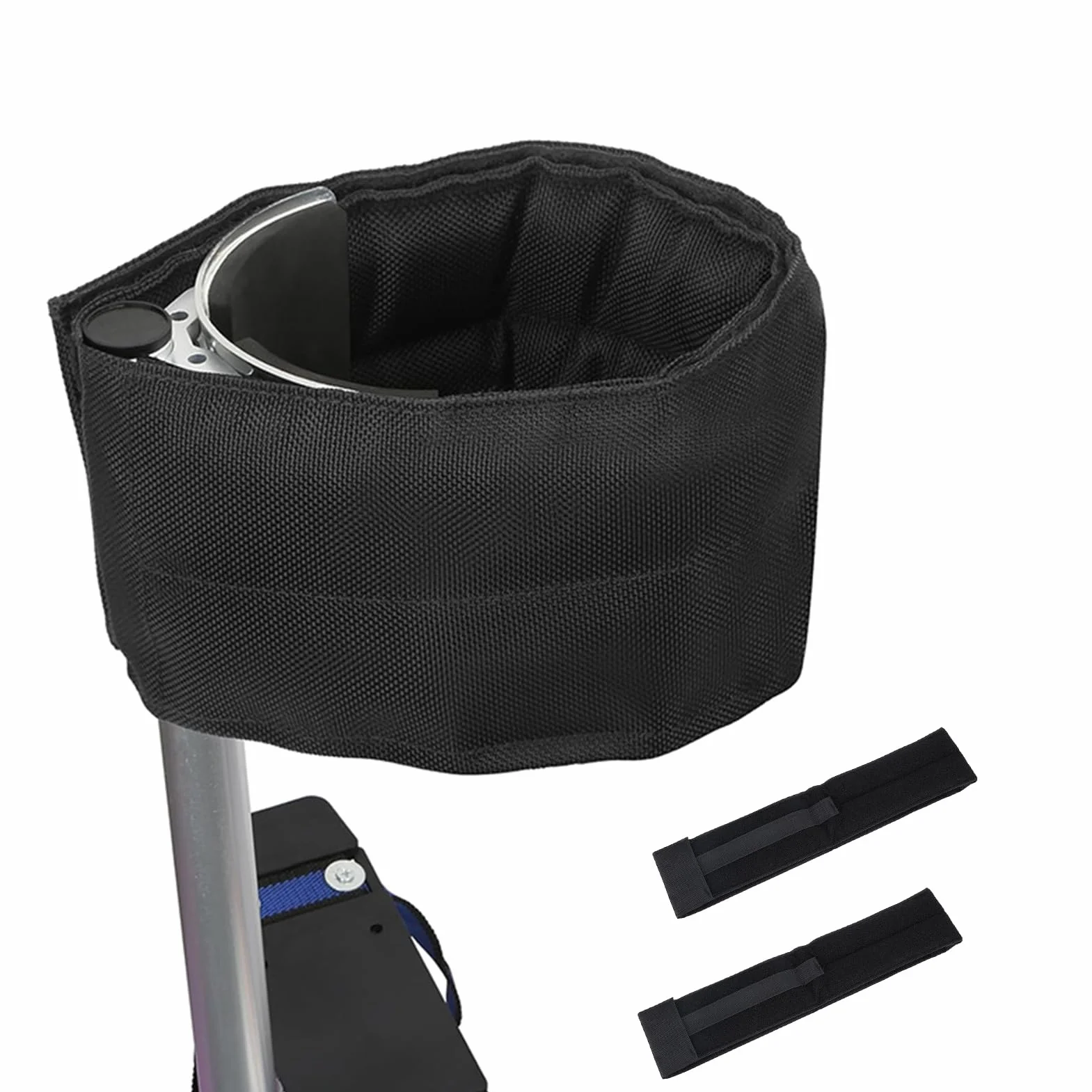 NICENEEDED 1 Paio di Cinghie per Trampoli per Cartongesso, Tracolla Larga Imbottita Extra Confortevole, Fasce di Fissaggio per Le Gambe Regolabili in Nylon