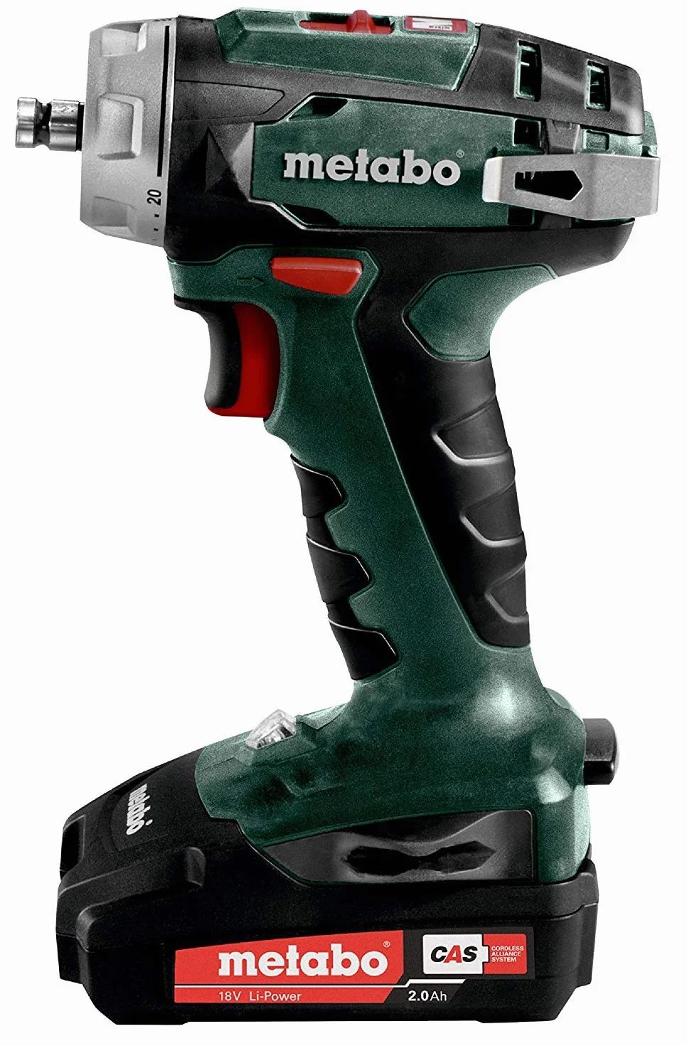 Metabo 602217880-18 quick set b ah 18v trapano cordless / 2.0, officina mobile,
