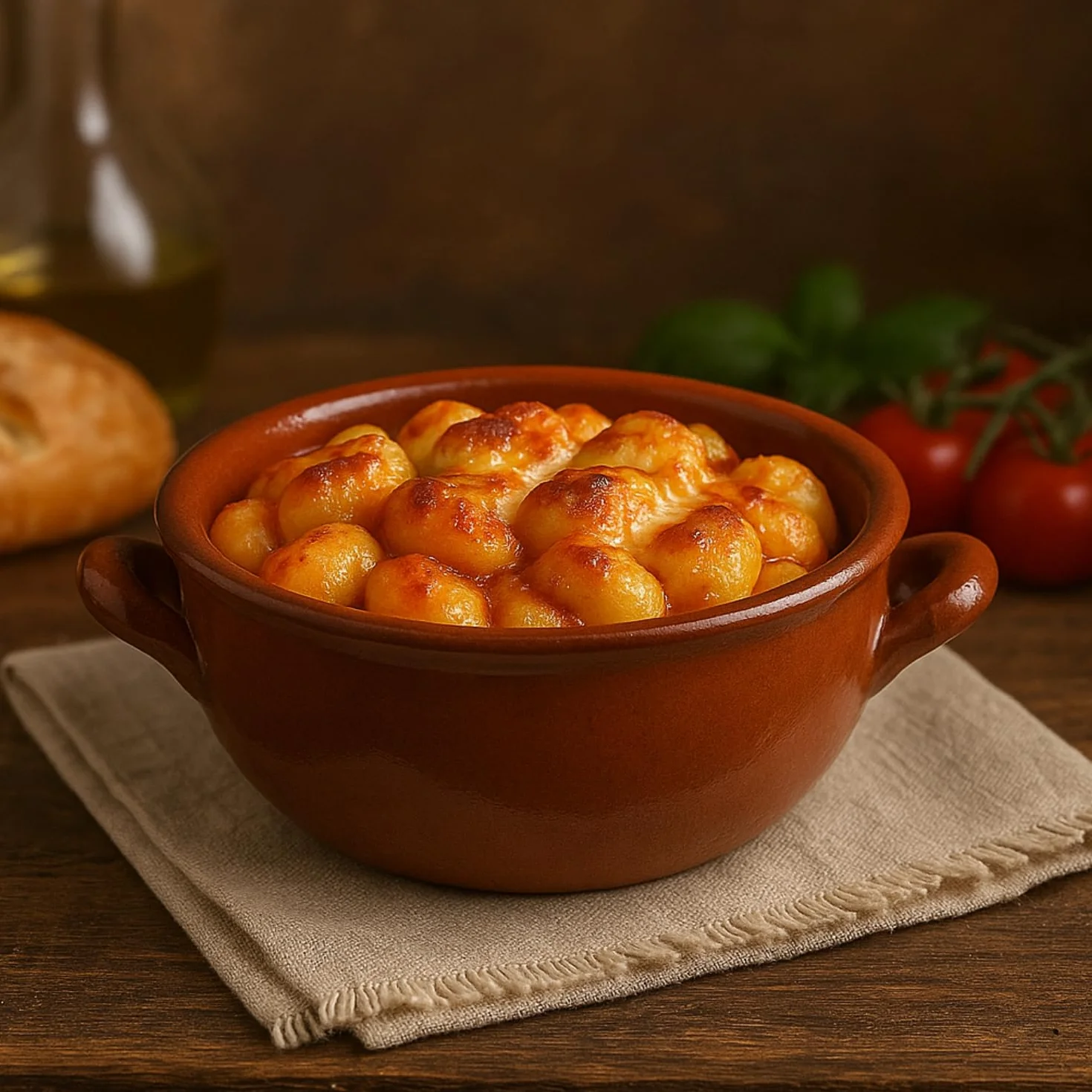Virsus 6 Tegamini Coccio Monoporzione Terracotta Ciotole 14x6 cm Forno Pasta al Forno Made in Italy