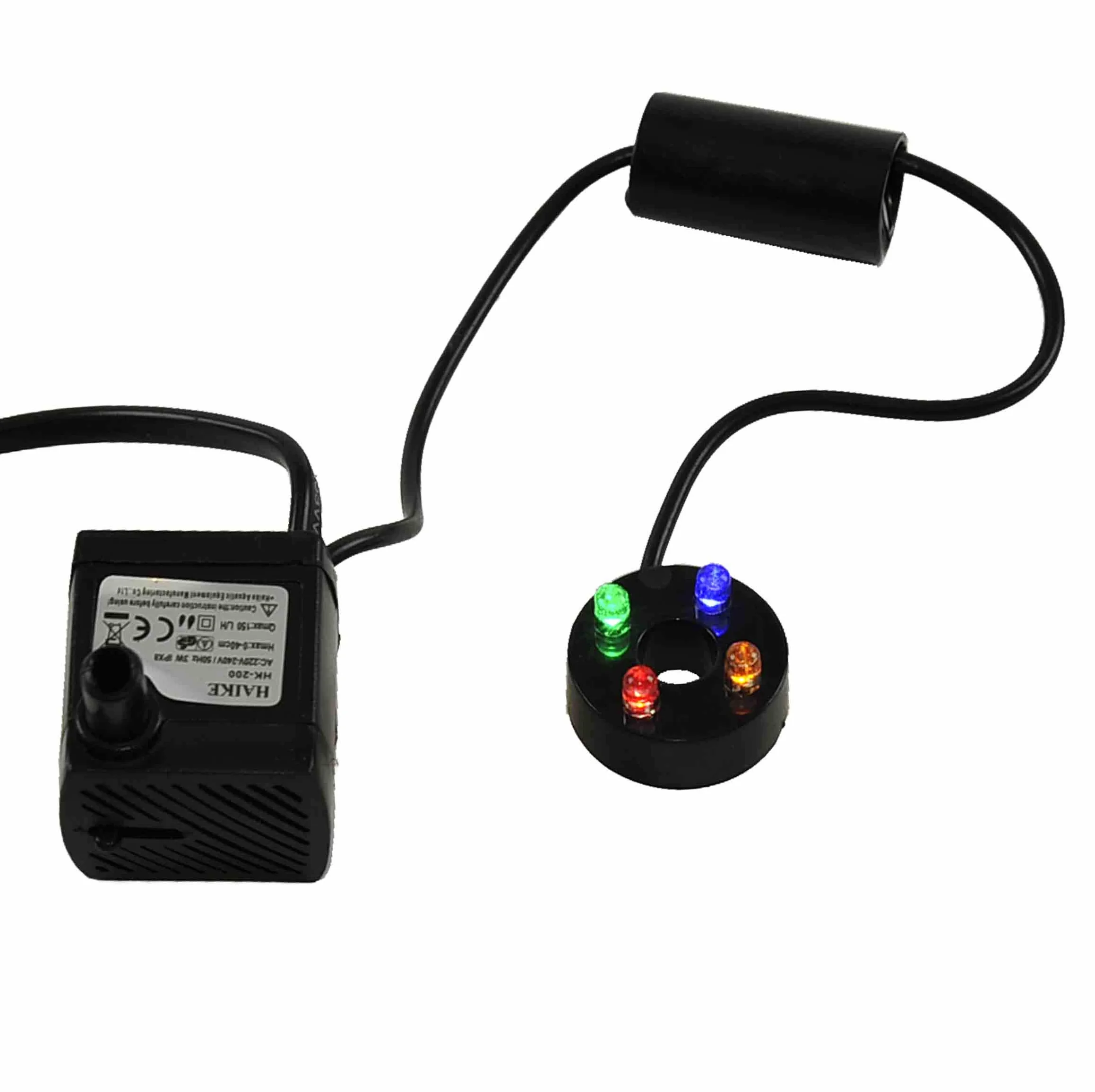 Pompa per riciclo Acqua Rossi Rosa 2,5W con luci LED Colorate