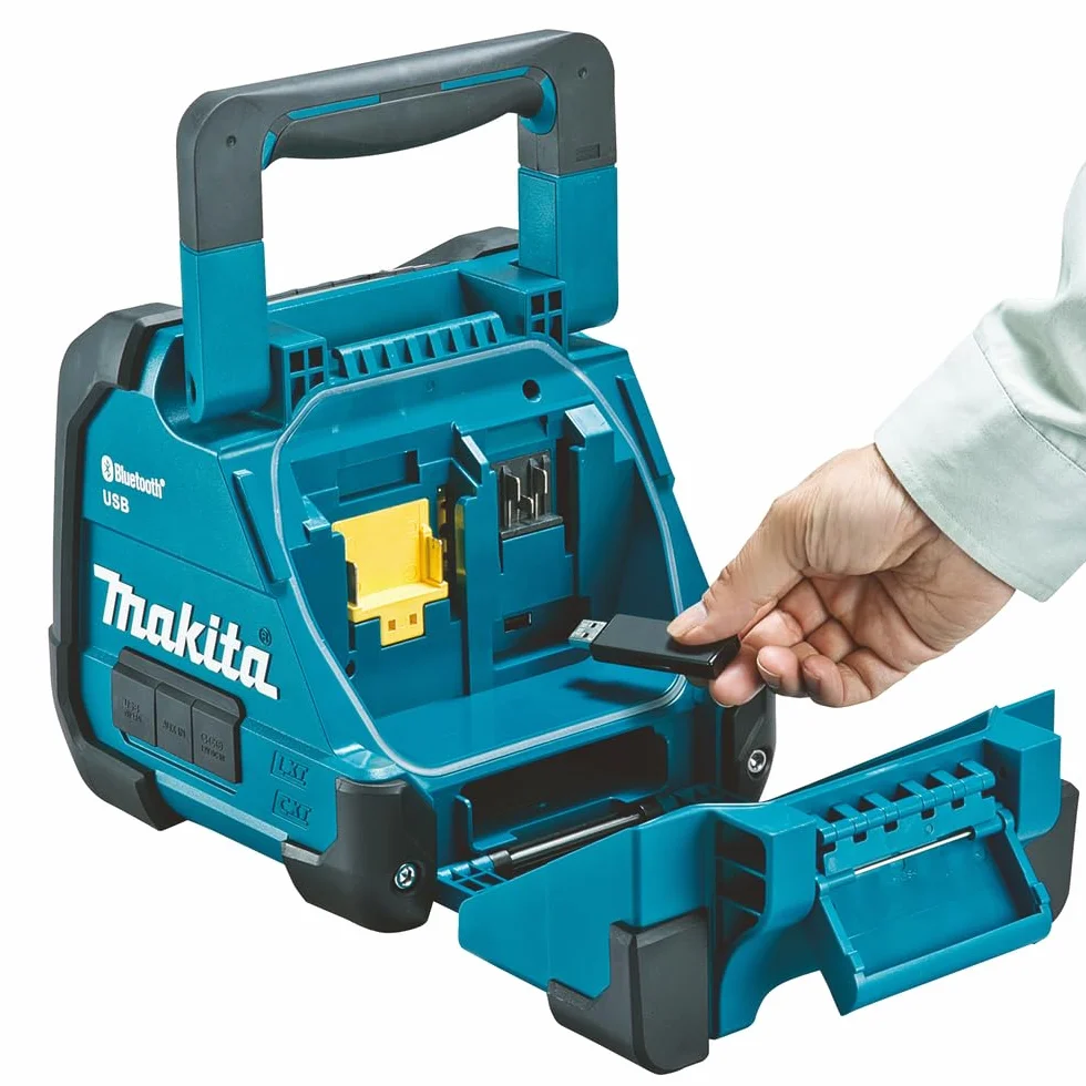 Makita Speaker Portatile da Cantiere Bluetooth e USB DMR202