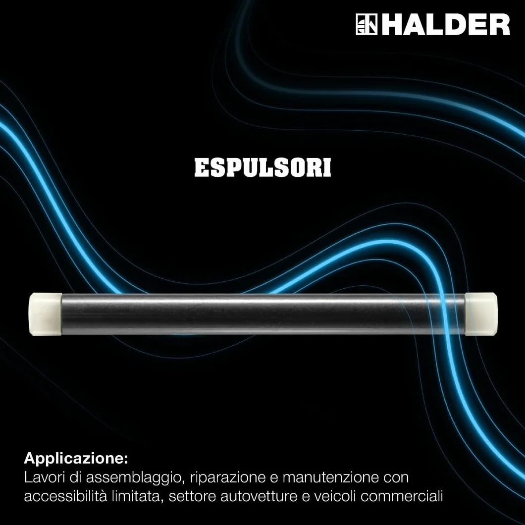 HALDER - Scatola d'azione per auto, martello delicato SIMPLEX D40, rame/metallo morbido + foratura | 3749s001