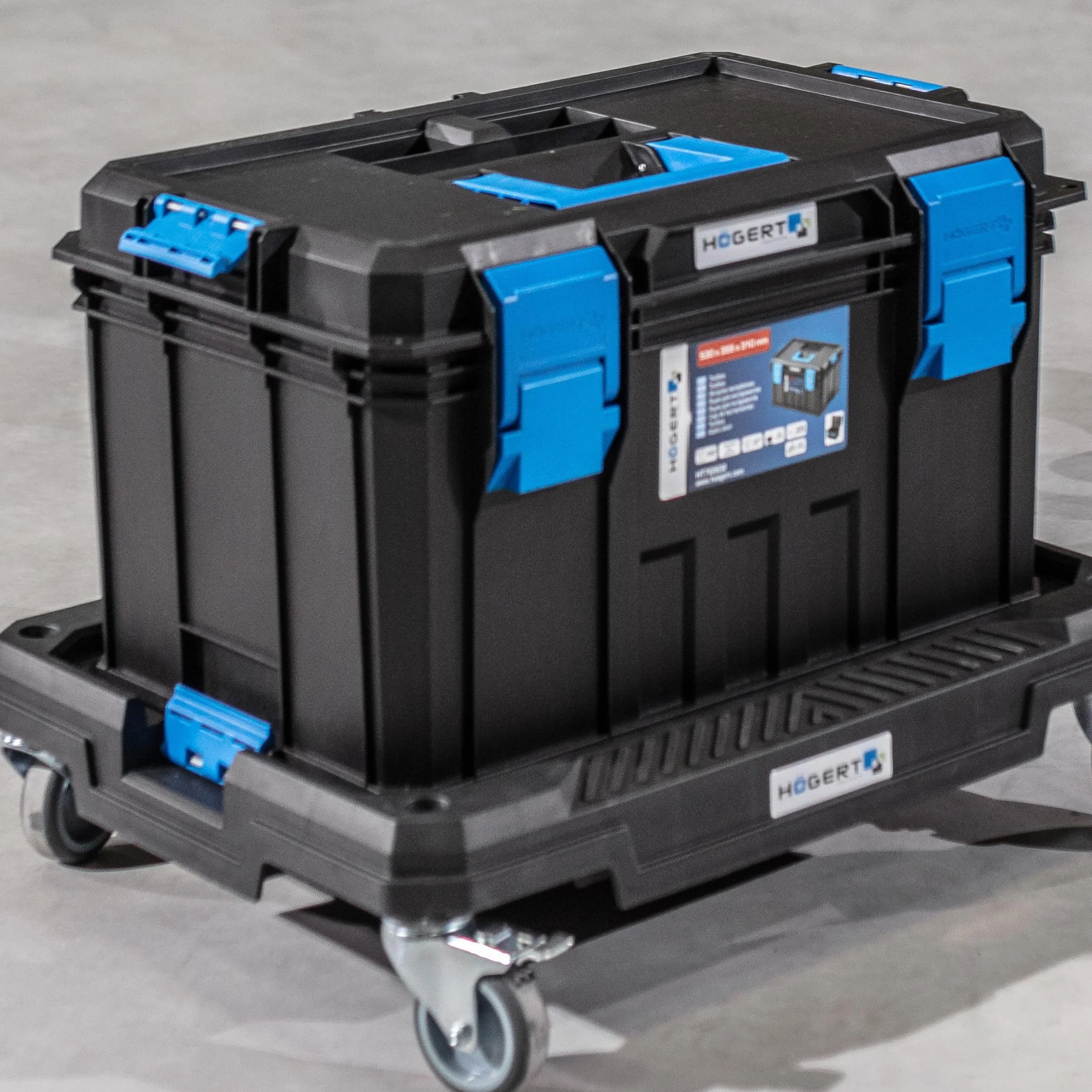 Högert Technik Cassetta Degli Attrezzi 50 kg Modulare ABS HT7G502