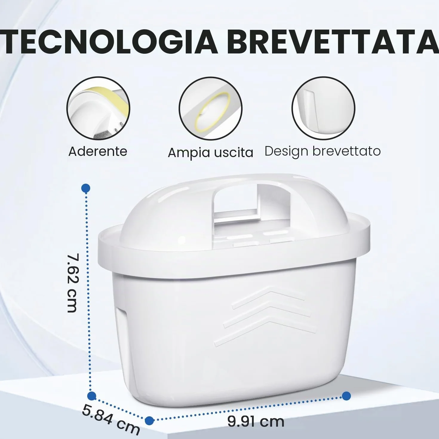 EVERSPRING Filtro per bollitore Compatibile Brita Maxtra+ Maxtra Plus Mavea Anna Duomax 6 pezzi
