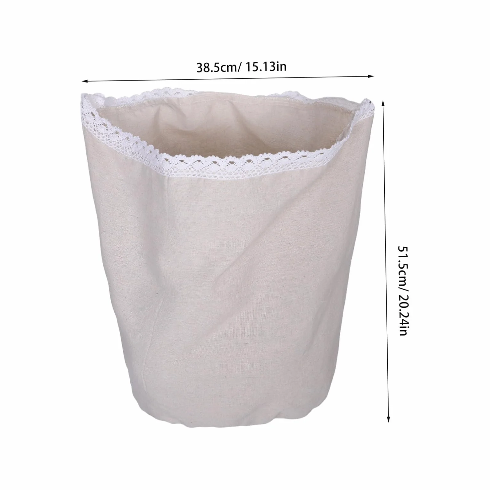 BESTYASH Fodera Riutilizzabile per Cestini Intrecciati 20X24 CM Inserto Decorativo per Cesto Portabiancheria da Bagno e Lavanderia