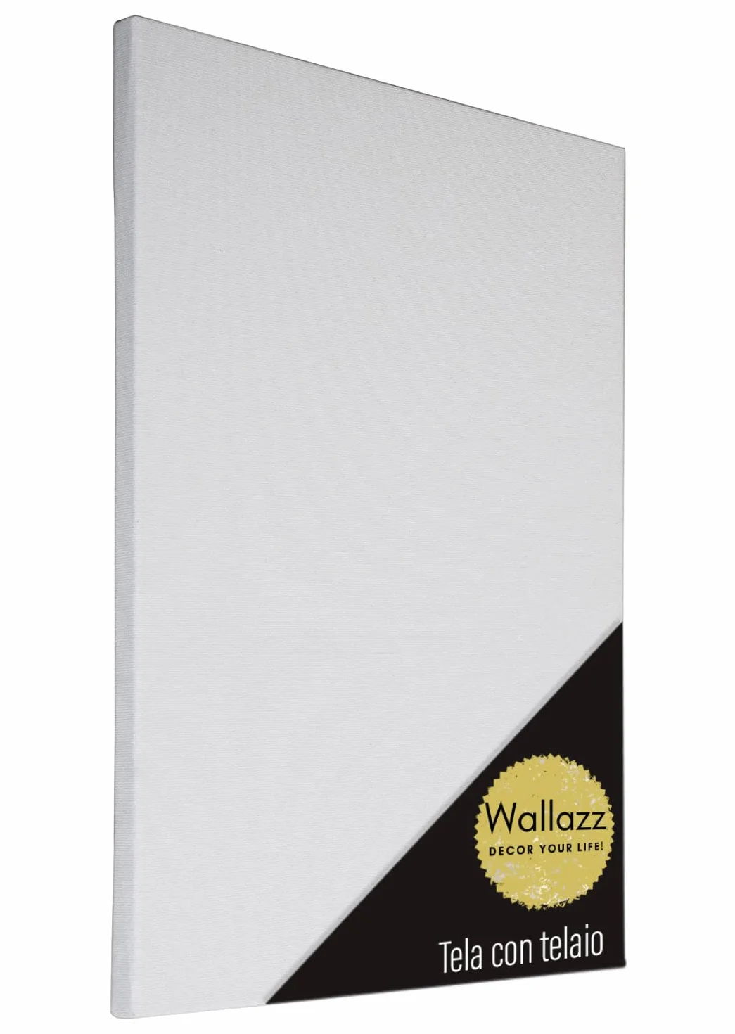 Tele per Dipingere Bianca 100% Cotone, Pronte All'Uso su Telaio in Legno di Pino - Set di Tele Bianco Pittura Acrilica, Olio e Acquerello - Per Artisti e Principianti - 45x60cm