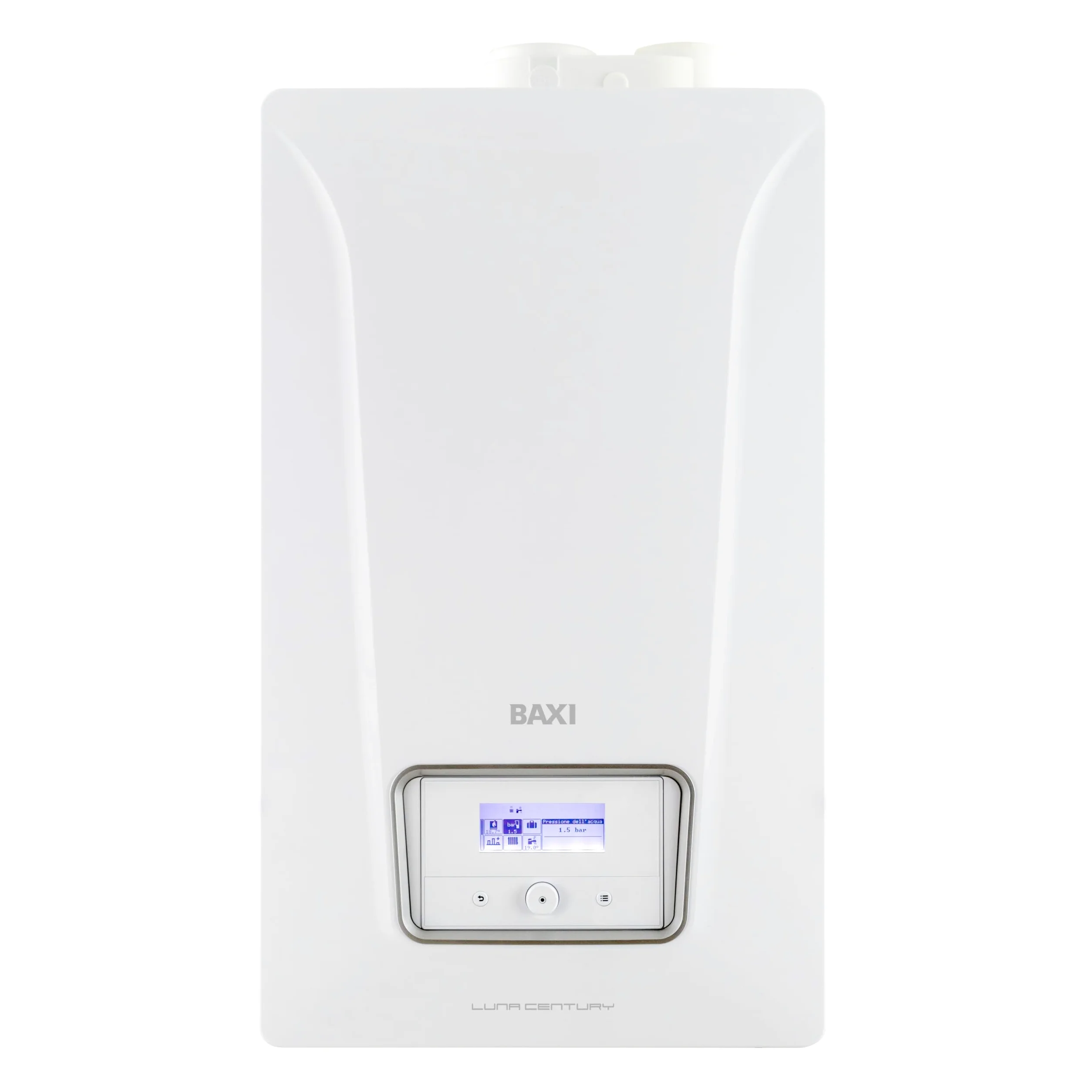 Baxi Luna Century 26 Caldaia a Condensazione Murale, a Metano/GPL/Aria Propanata, Riscaldamento e Acqua Calda Sanitaria, 76,3 x 45 x 33,4 Cm