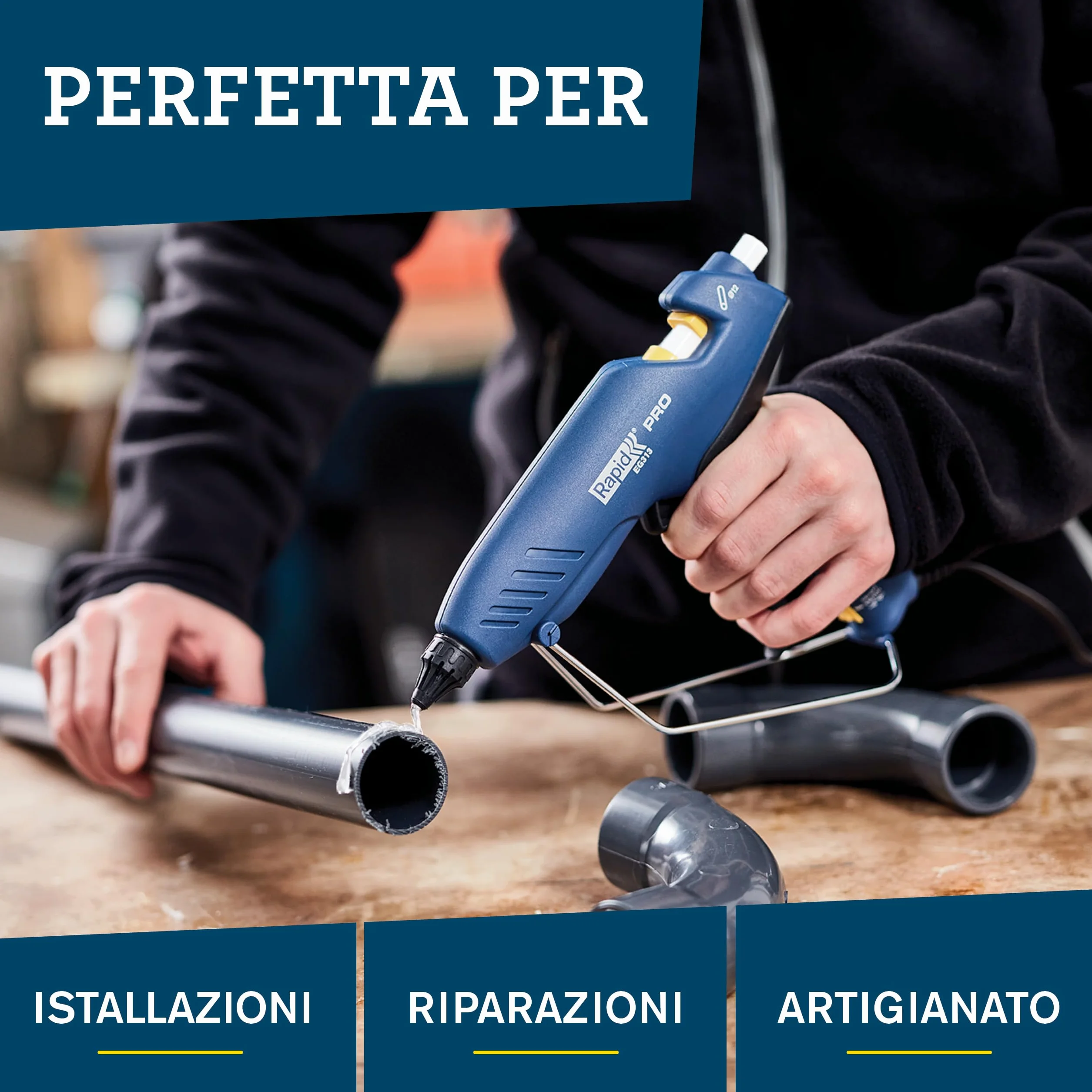 Rapid Confezione da 14 Stick di Colla Universali, Diametro 12 mm x 94 mm, Colore Bianco, Contiene Alti Livelli di Resina, Senza Solventi, Incollaggio Rapido (40107355)