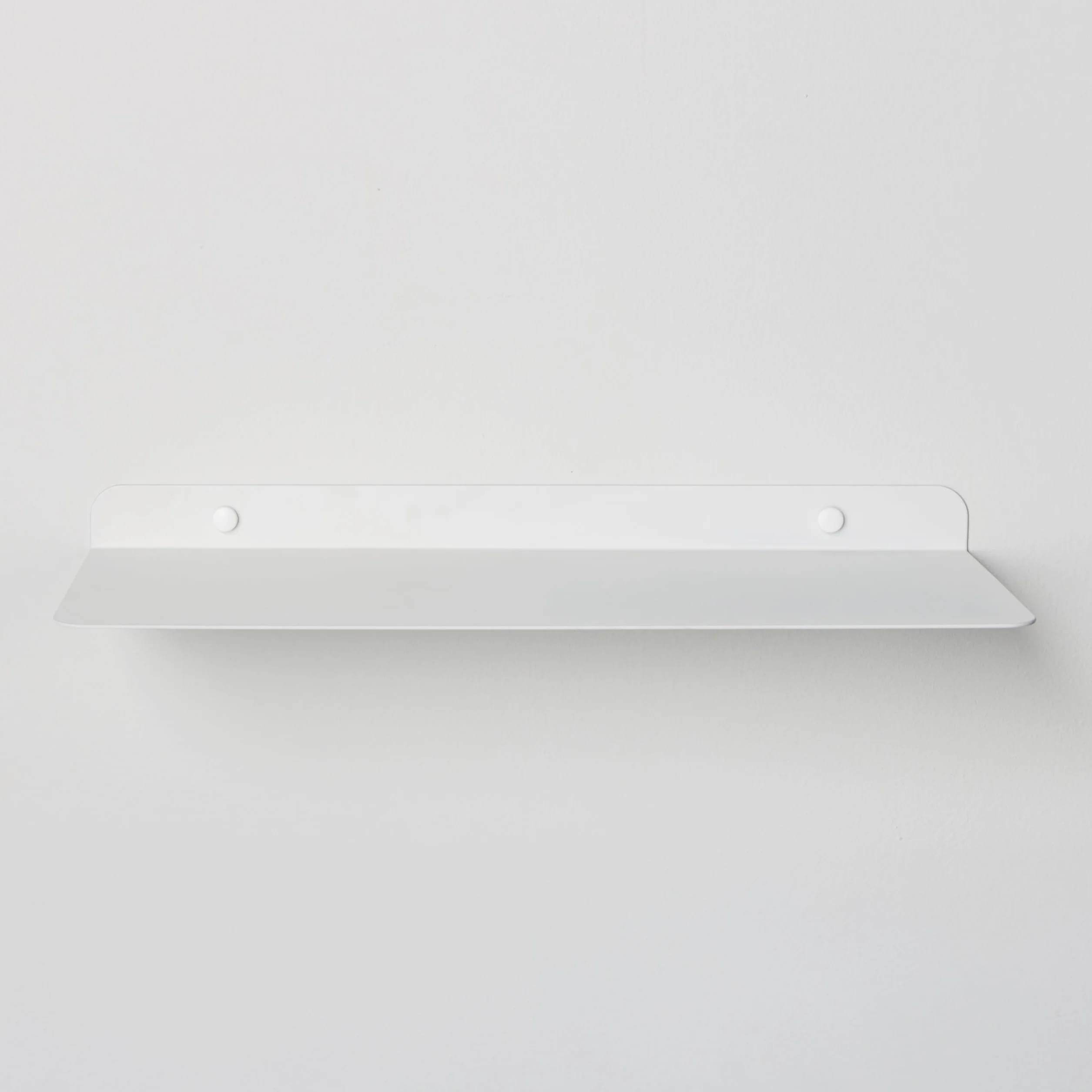 Steelnovo | Zeno, Mensola da Parete in Metallo Verniciato, Mensola da Muro Portaoggetti, 40x3x15 cm, Colore Bianco, Design Minimal e Moderno, Scaffale da Muro, Made In Italy