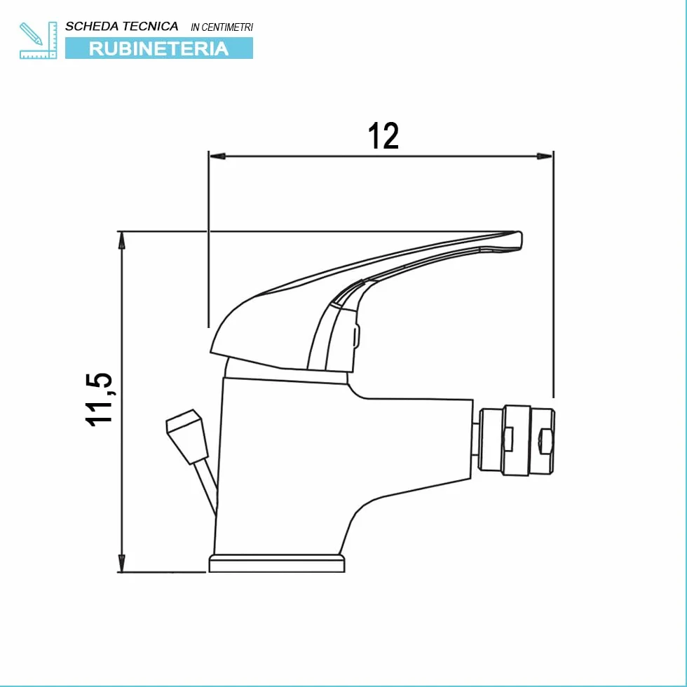 Set rubinetti bagno in ottone cromato lavabo bidet e vasca con kit doccia, scarico automatico incluso per lavabo e bidet, serie KANT