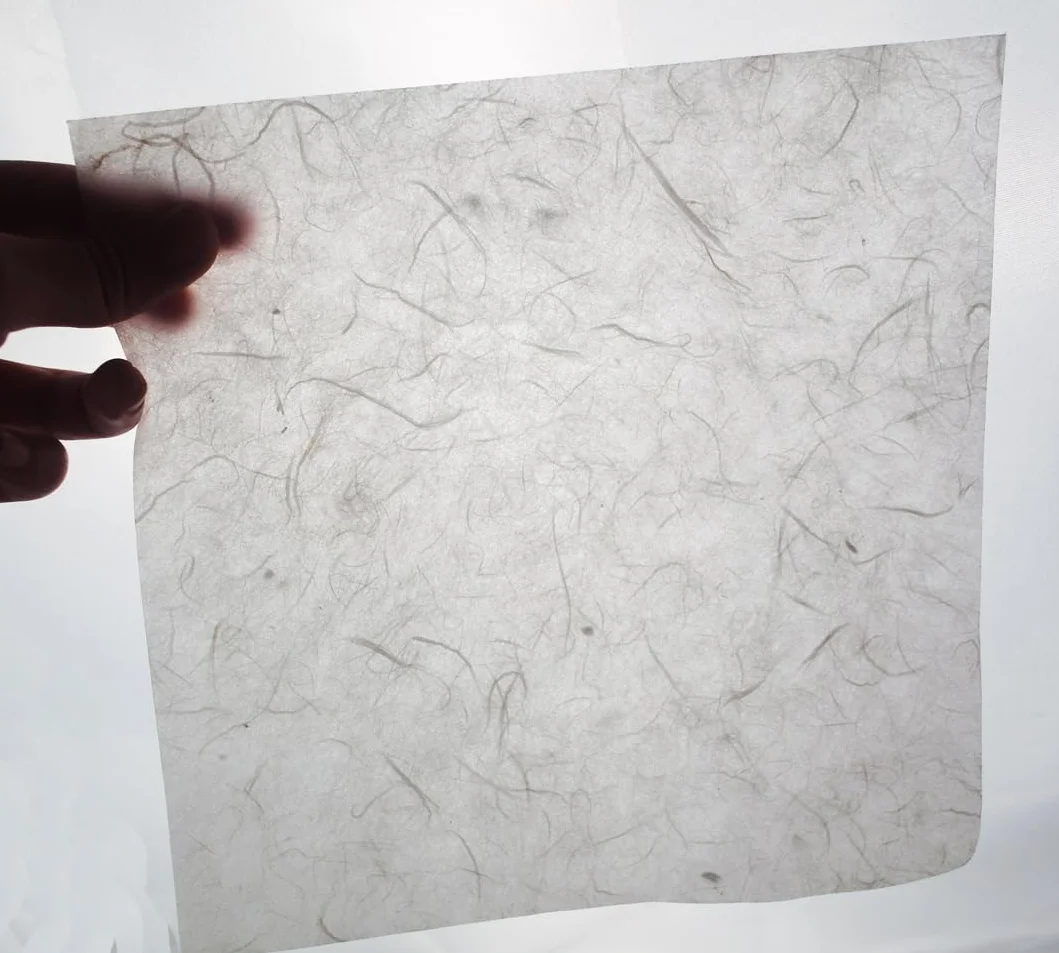 Fogli di carta di gelso bianco per origami, design artigianale, tessuti per washi, per la creazione di biglietti e decoupage su vetro (21,6 x 27,9 cm) (25 fogli)