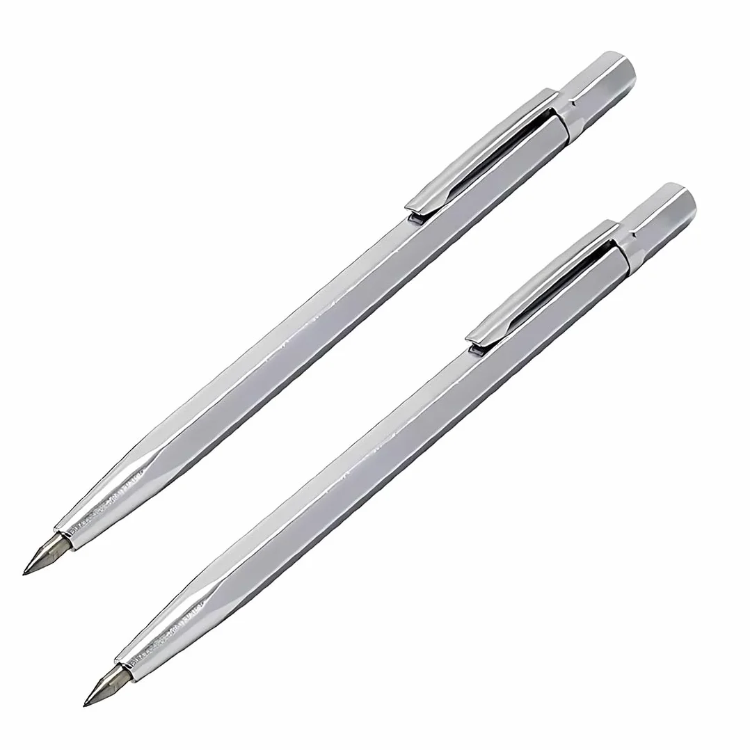 2 Pezzi Penna per Incisione Carburo di Tungsteno, Scriber Tool, Penna Incisione della Punta per Legno, Metallo, Plastica, Ceramica e Vetro