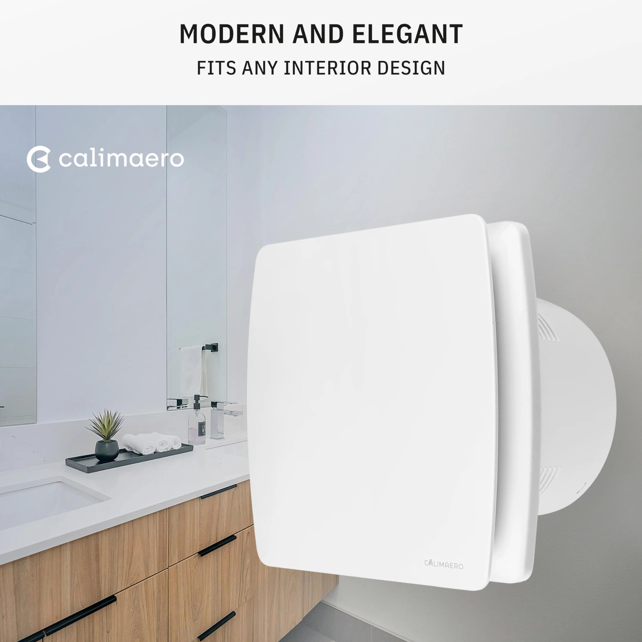 BREEZE Aspiratore Bagno 150mm 18W 240m³/h 35db IPX4 con Sensore di Umidità e Valvola di Non Ritorno
