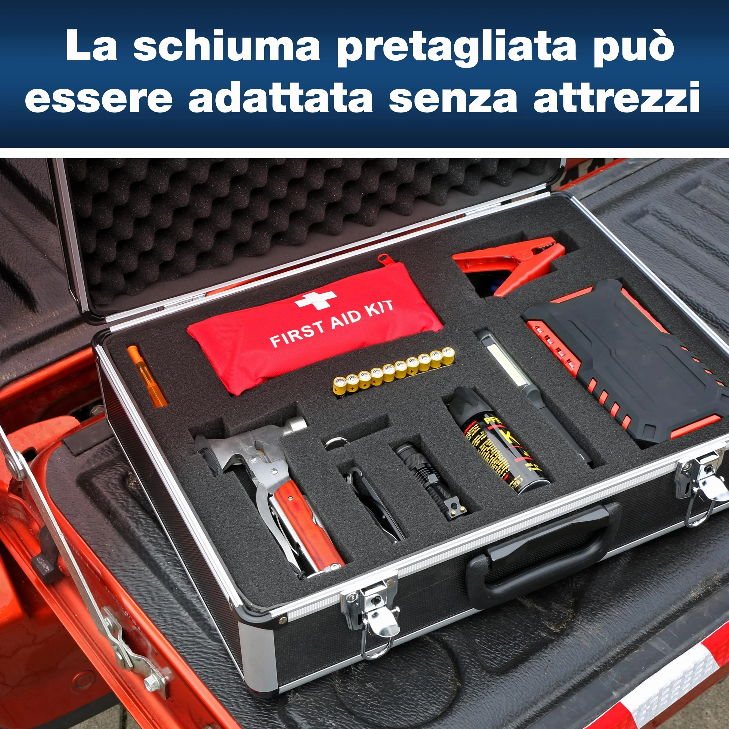 PeakTech P 7310 valigetta universale XL 460 x 330 x 150 mm imbottitura schiuma