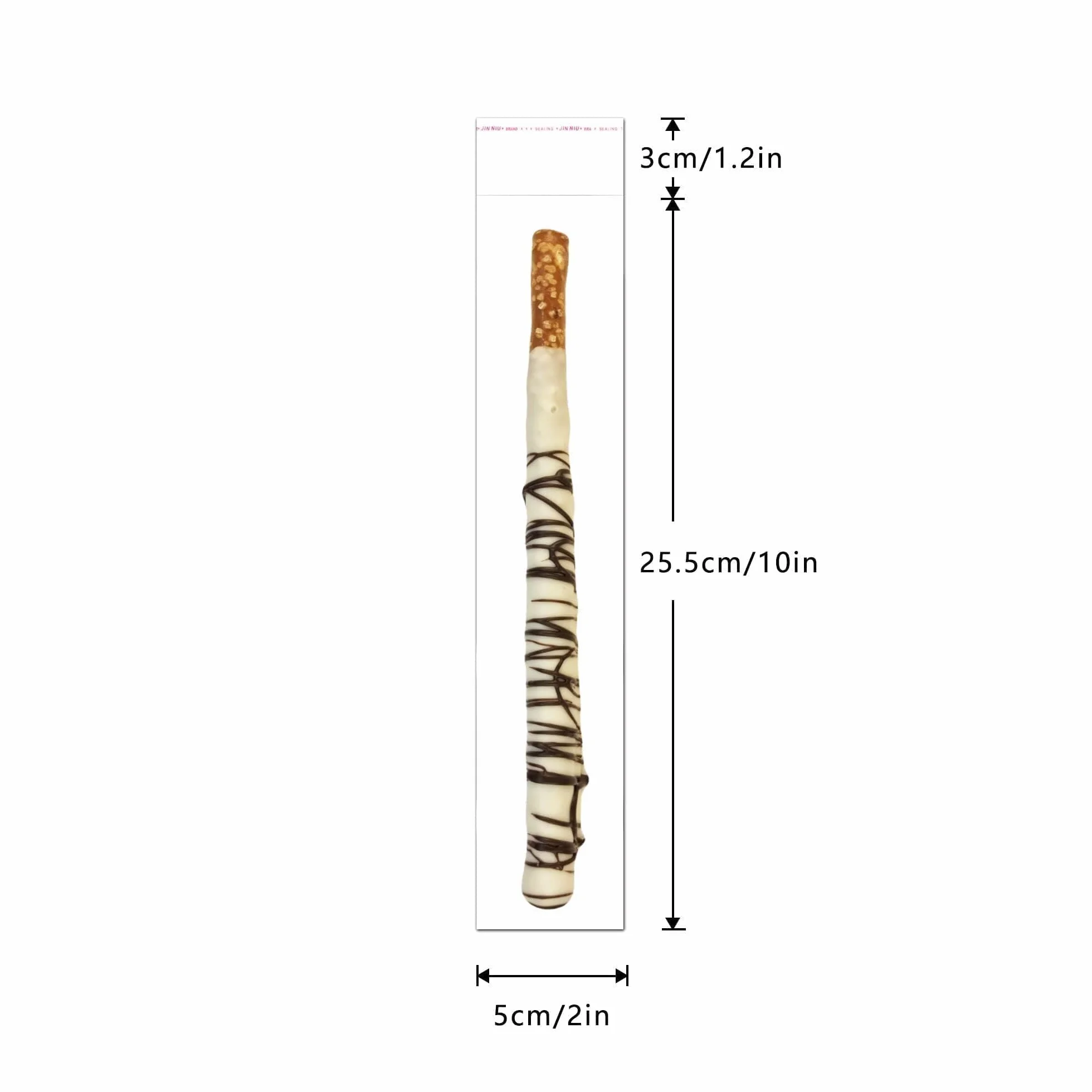 300 Pezzi Sacchetti Trasparente Autoadesivi 5x25cm Bustine di Plastica Lunghi Richiudibili Sacchetti Cellophane con Chiusura Adesiva 50µm per Gioielli Candele Decorazioni per Feste (5 misure a scelta)
