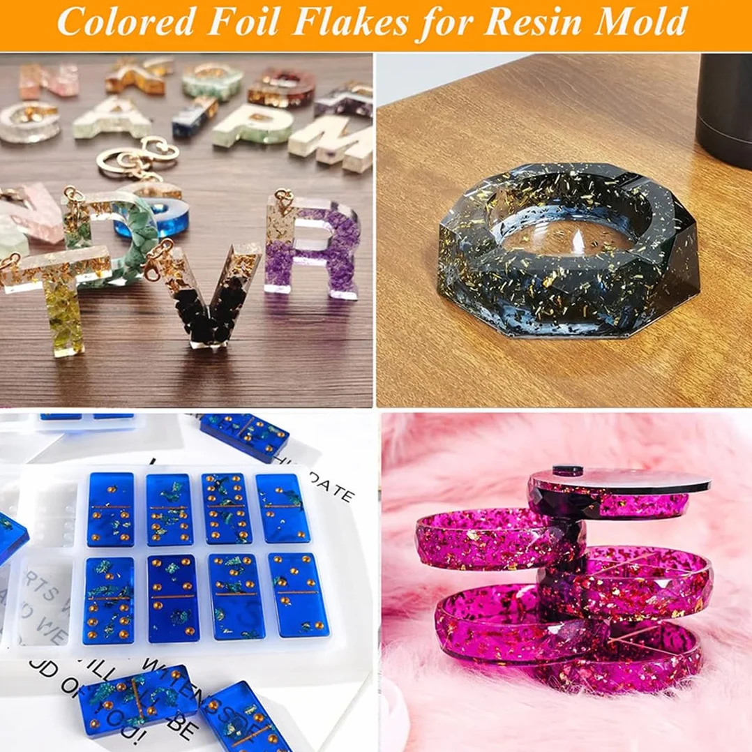 EIHI 3 Bottiglie Oro Commestibile Foglia D'Oro Per Decorazione Torte Fai Da Te - Pellicola Decorativa Per Artigianato Con Clip E Pennello