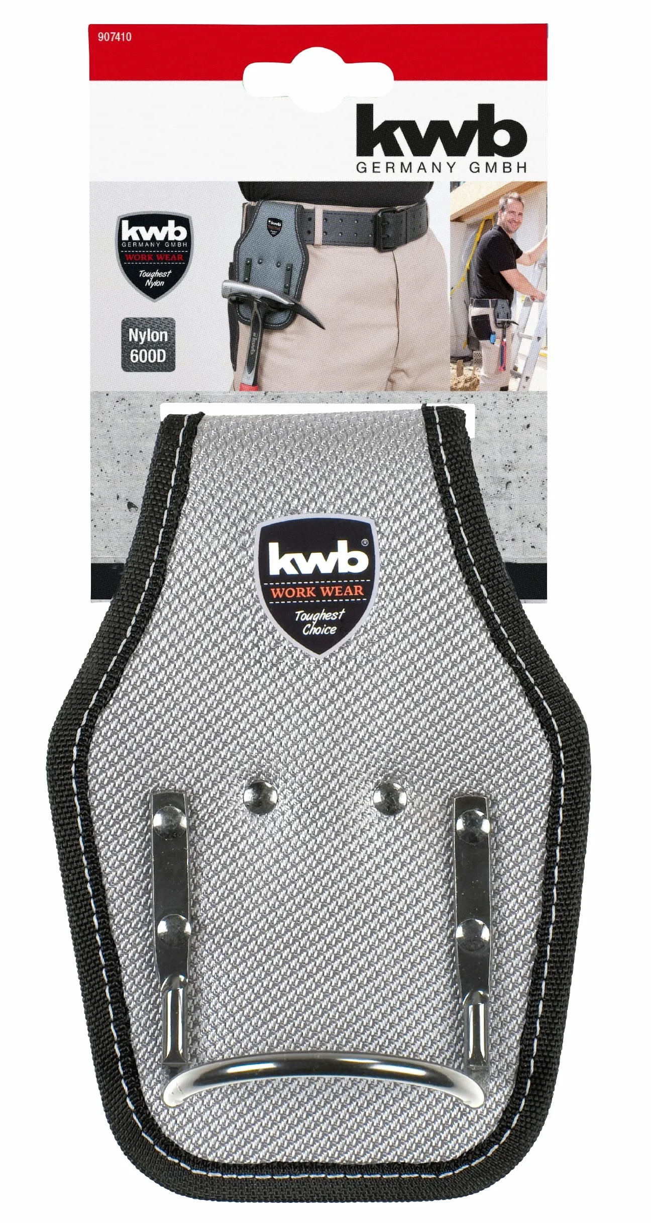 kwb Porta a martello 907410 (con cinturino in metallo solido, da nylon)